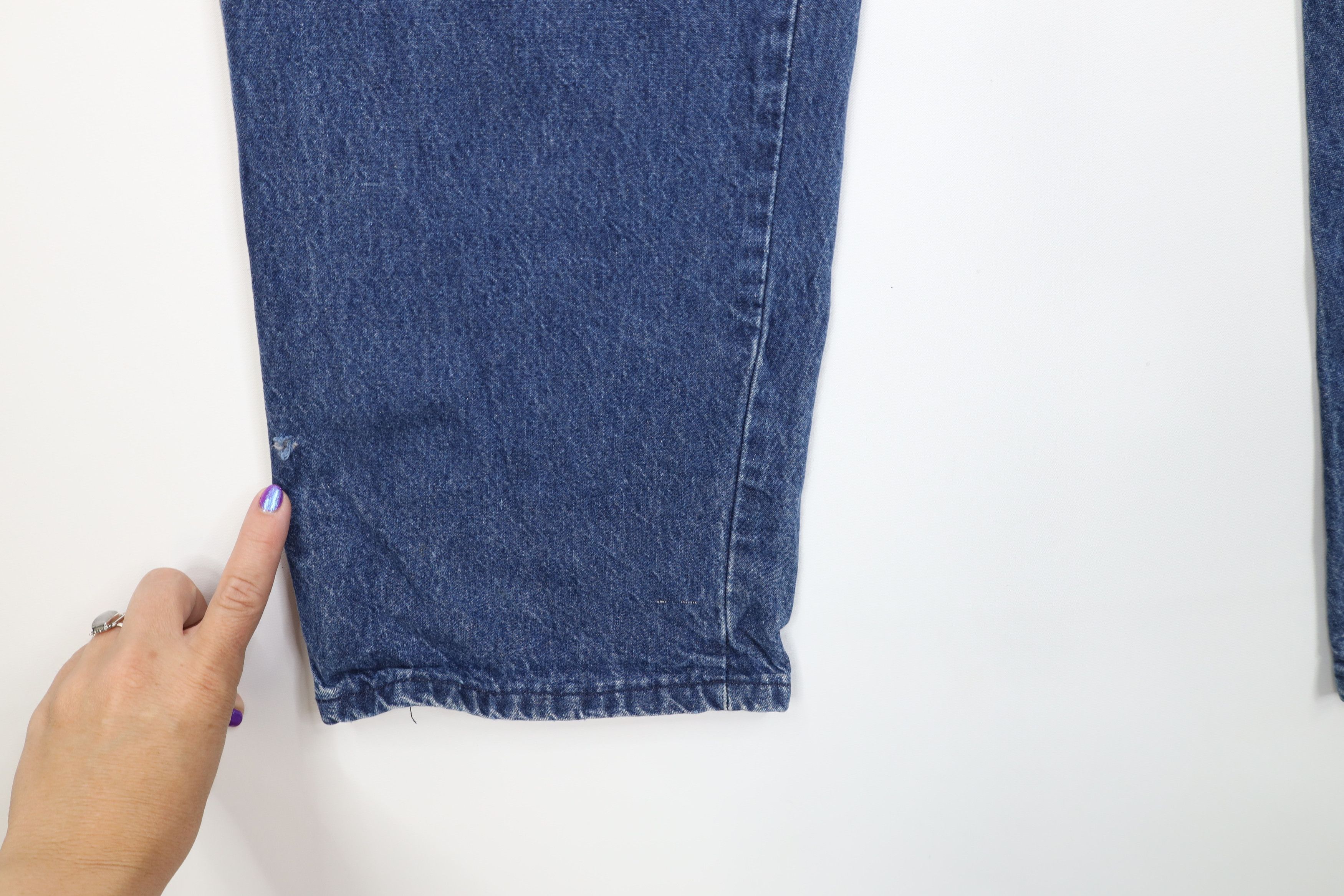 Vintage Vintage 90s Streetwear Workwear Wide Leg Dungaree Jeans USA Size US 42 / EU 58 - 5 Thumbnail