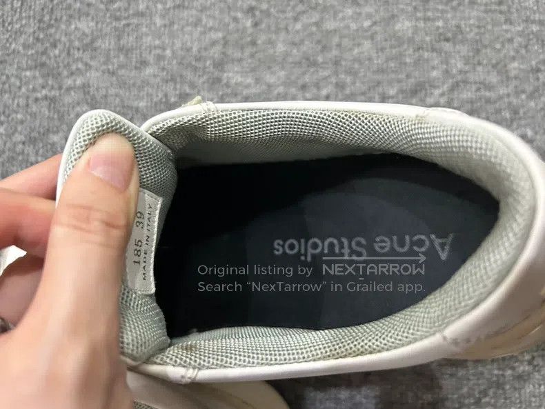 Acne Studios Acne Studios Smiley Face Velcro White Sneakers Size US 8.5 / IT 38.5 - 8 Thumbnail