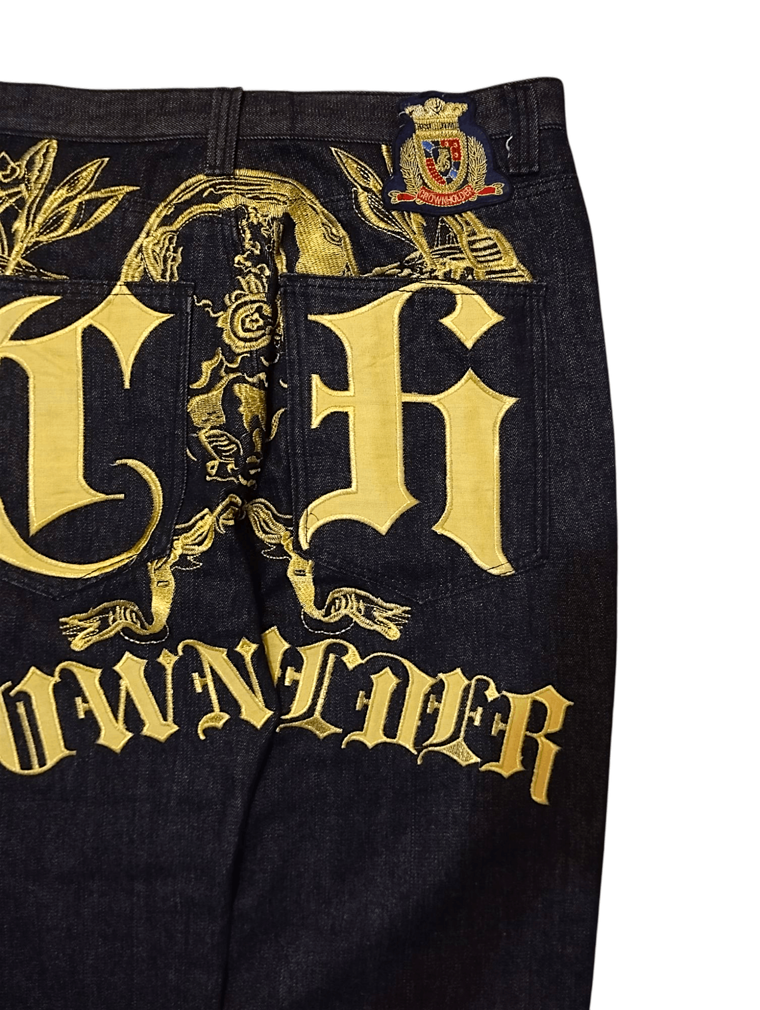 JNCO × Southpole VTG CROWN HOLDER JEANS EMBROIDERED Size US 32 / EU 48 - 4 Thumbnail