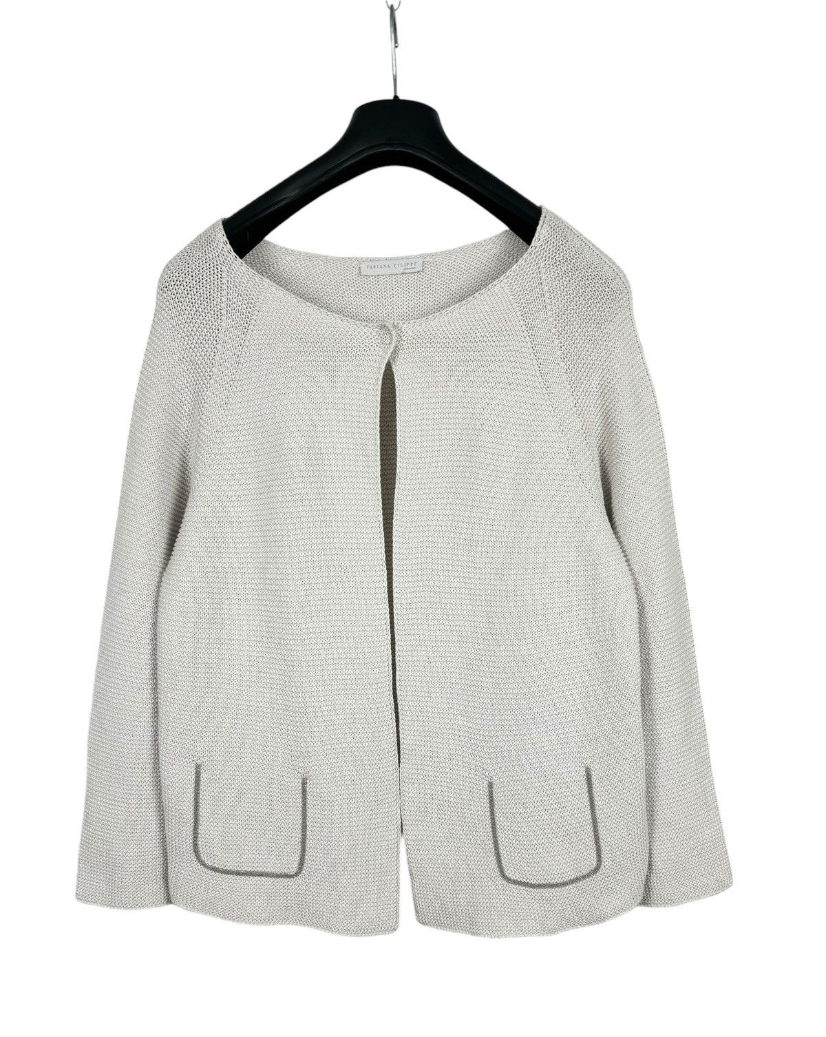 Fabiana Filippi Fabiana Filippi Knit Cotton Jacket Made In Italy size L Size L / US 10 / IT 46 - 9 Thumbnail