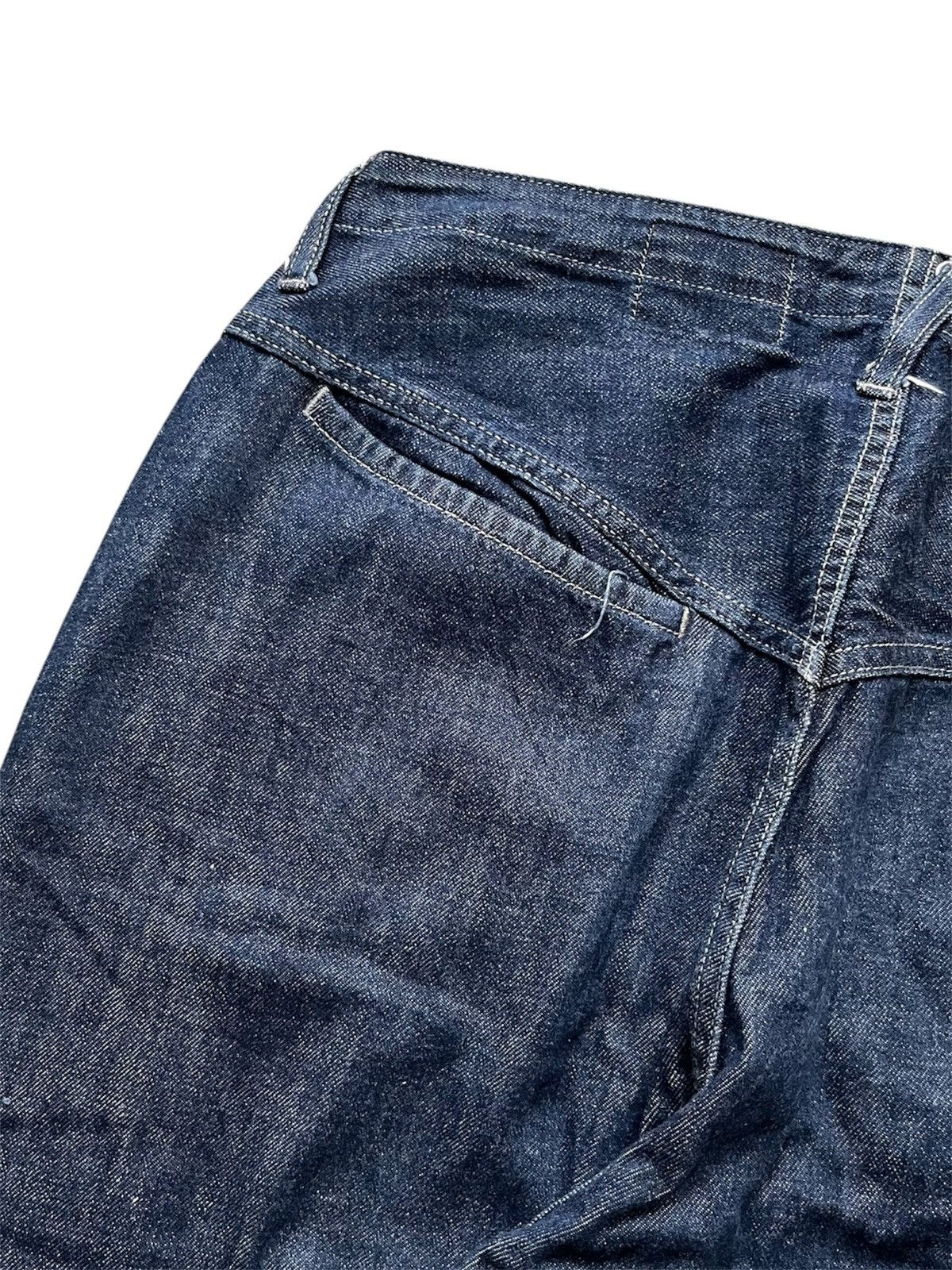 Japanese Brand Quadro Japan Drop Crotch Indigo Denim mercibeaucoup Size US 34 / EU 50 - 7 Thumbnail