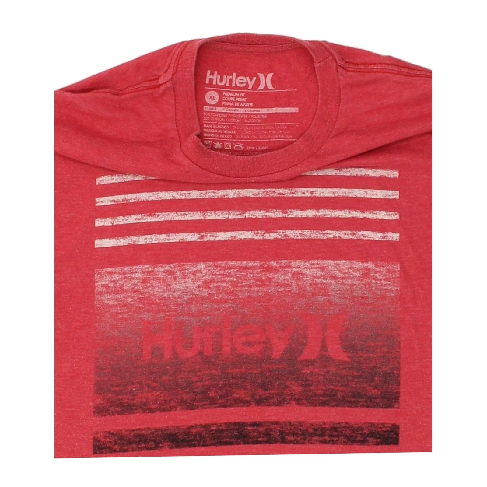 Hurley HURLEY Womens T-Shirt Top XL Pink Polyester Graphic AX99 Size XL / US 12-14 / IT 48-50 - 3 Thumbnail
