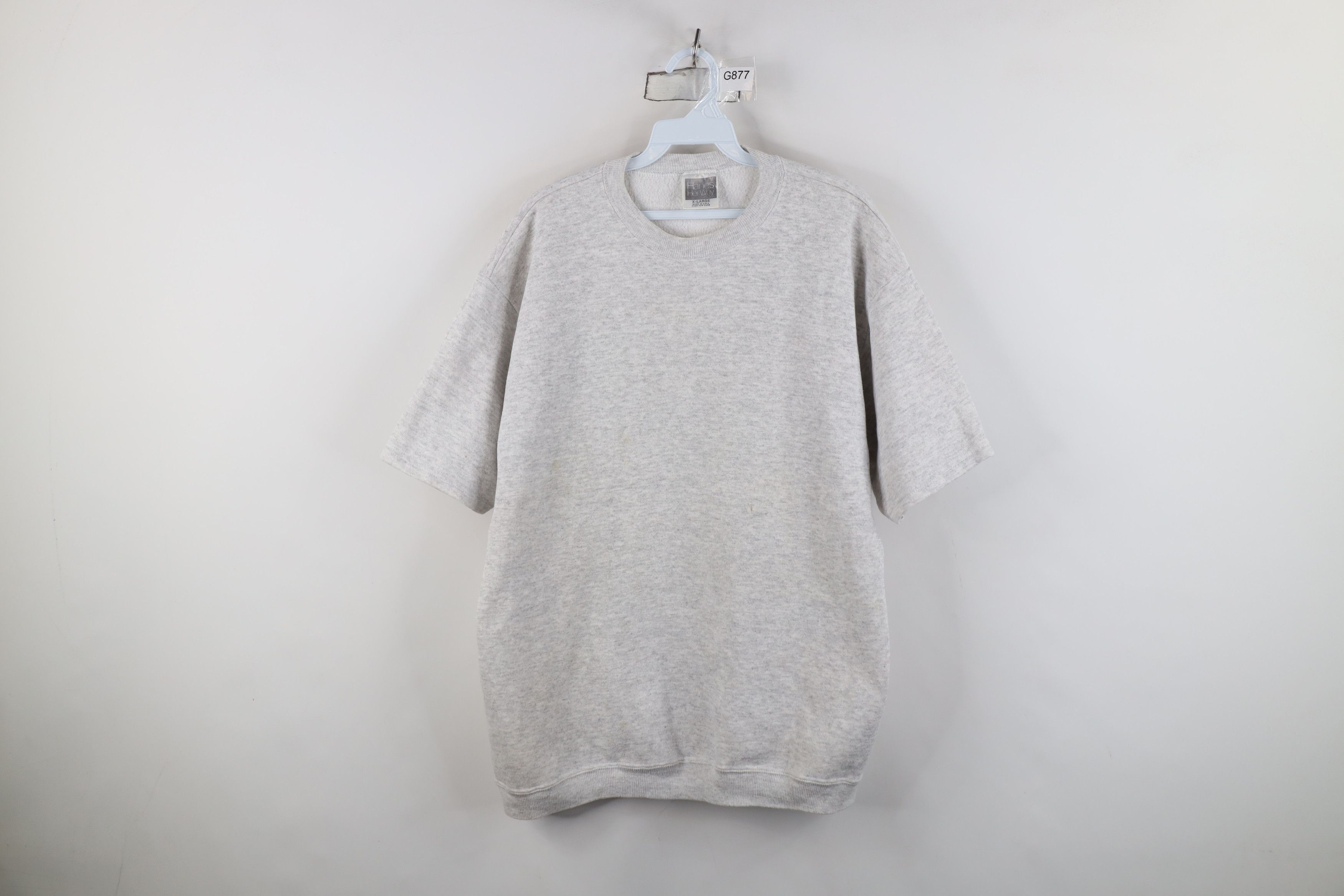 Vintage Vintage 90s Streetwear Short Sleeve Crewneck Sweatshirt USA Size XL / US 12-14 / IT 48-50 - 1 Thumbnail