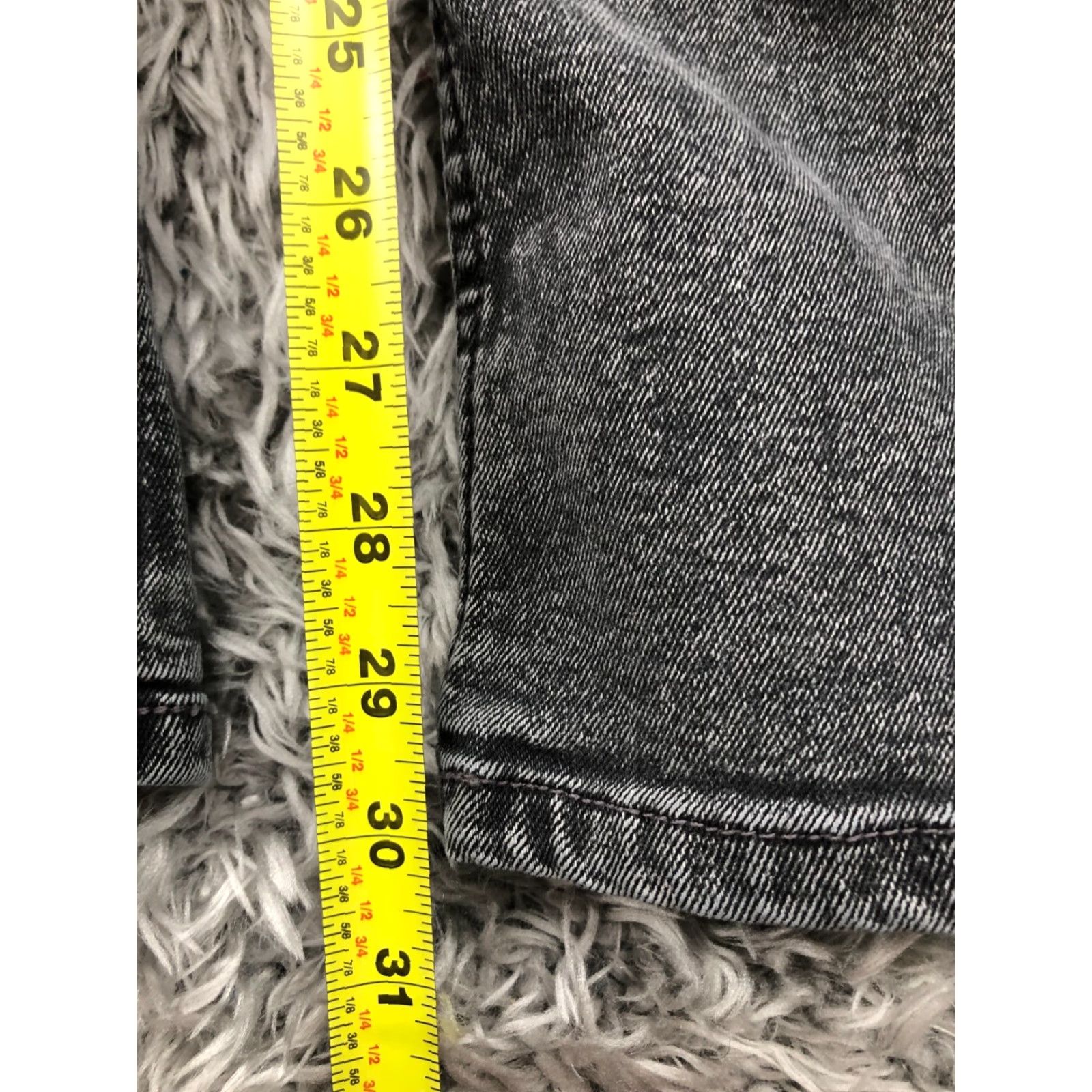 H&M H&M Jeans Flared Bell Bottom Size 12 Womens Dark Wash Gray Cotton Denim 5-Pocket Modern Classic Pattern VINTAGE No Size 34" / US 12 / IT 48 - 3 Thumbnail