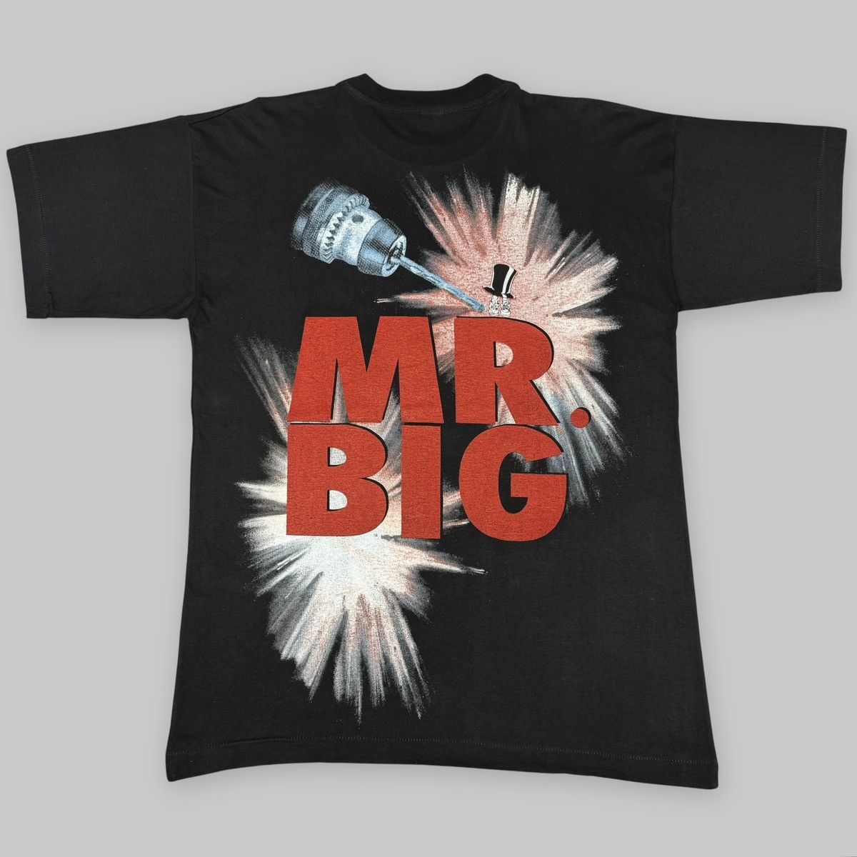 Band Tees Vintage 90s Mr. Big ‘Drill’ Empire Euro All Over T Shirt Size US L / EU 52-54 / 3 - 2 Thumbnail