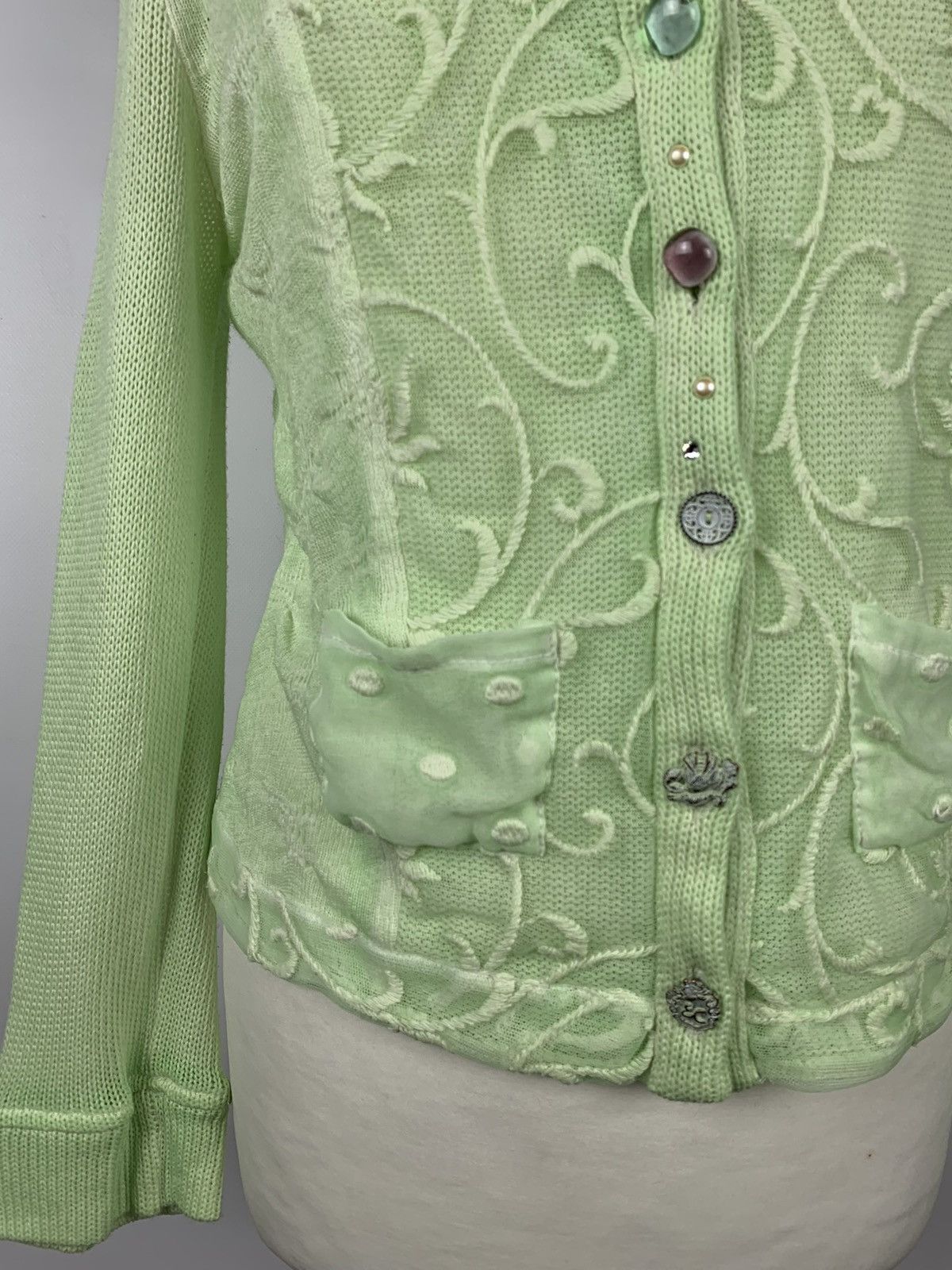 Elisa Cavaletti Vintage Elisa Cavaletti Sono Italiano Blouse Cardigan Size M Size M / US 6-8 / IT 42-44 - 4 Thumbnail
