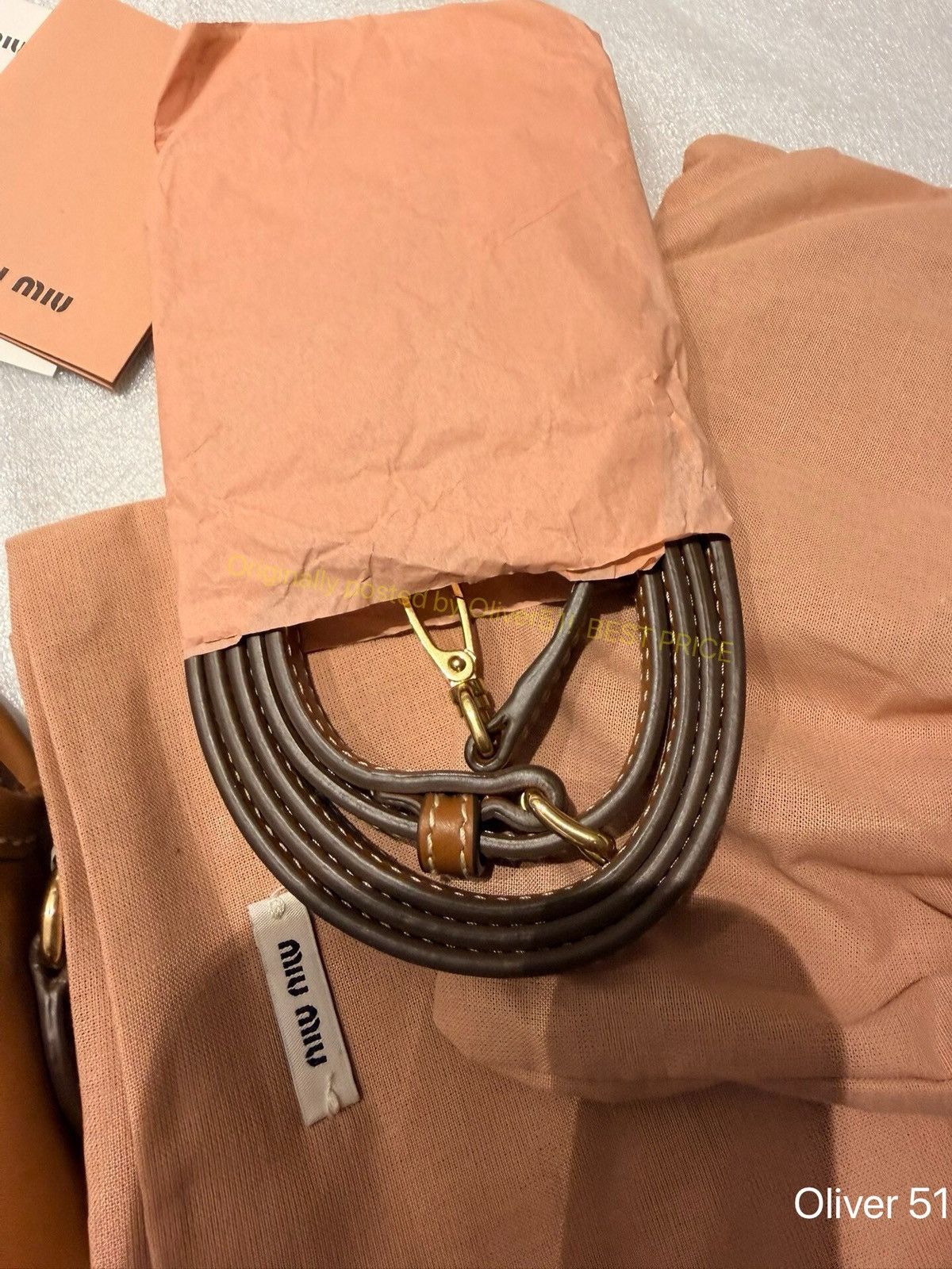 Miu Miu Miu Miu Ivy Mini Tote Bag LLLL22/2609 Size ONE SIZE - 4 Thumbnail