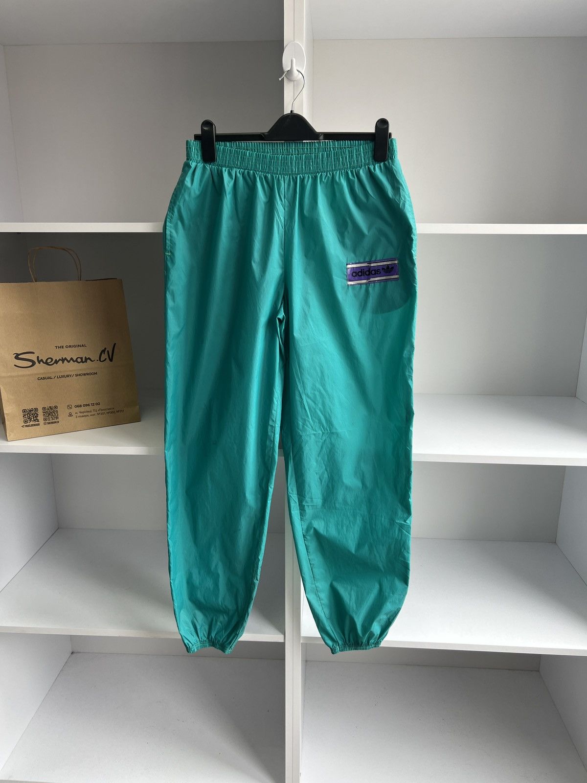 Adidas × Vintage Vintage Adidas 90s style light Pants Size US 32 / EU 48 - 2 Thumbnail
