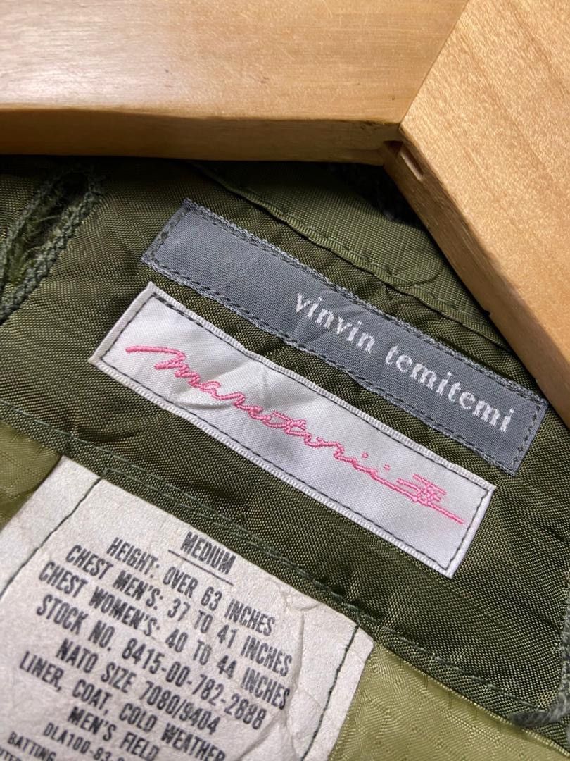 Japanese Brand Vinvin Temitemi Quilted Jacket with Knit Sleeves (200) Size US M / EU 48-50 / 2 - 3 Thumbnail