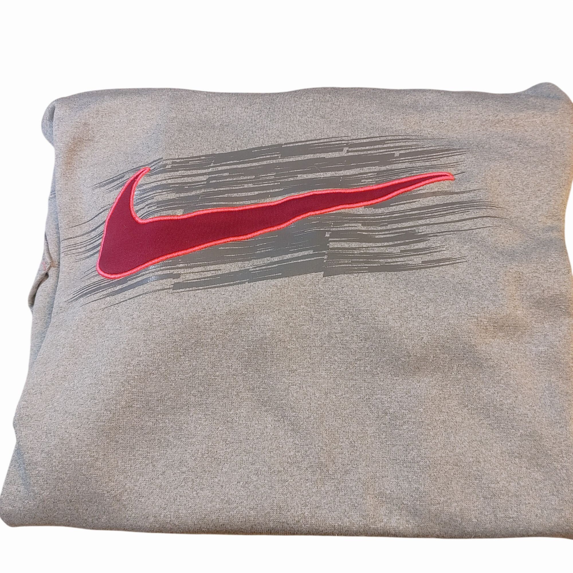 Nike Nike Therma Fit XL Gray Hoodie Sweatshirt Pullover Fleece Cr Size XL / US 12-14 / IT 48-50 - 10 Thumbnail