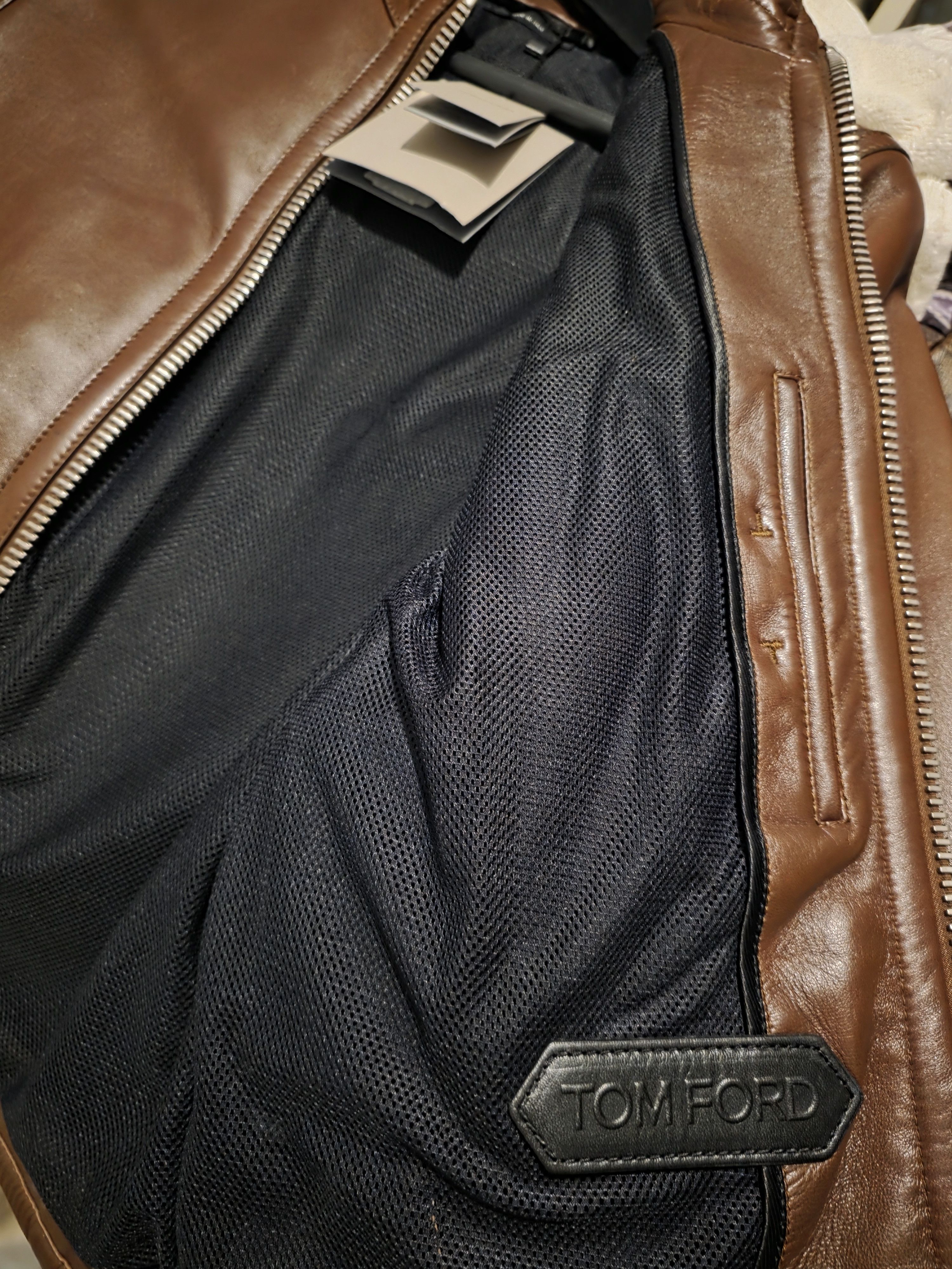 Tom Ford Tom ford Brown cafe jacket Size US S / EU 44-46 / 1 - 7 Thumbnail