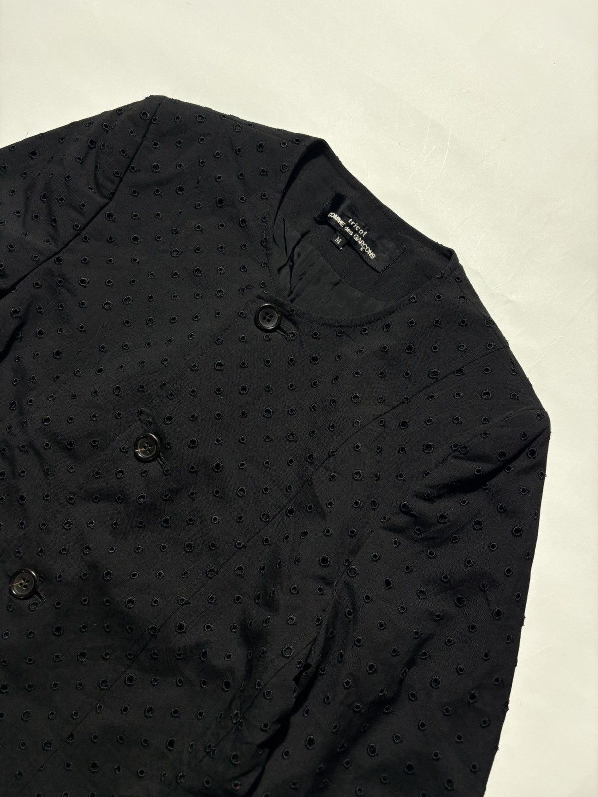 Tricot Comme des Garcons TRICOT COMME DES GARCONS EMBROID POLKA DOT BLAZER Size M / US 6-8 / IT 42-44 - 2 Thumbnail
