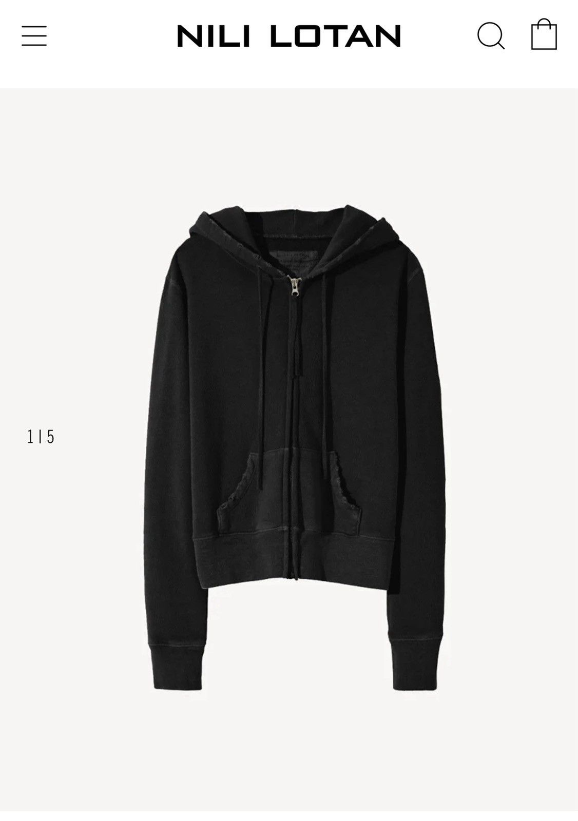 Nili Lotan Nili Lotan Hoodie Size L / US 10 / IT 46 - 1 Thumbnail