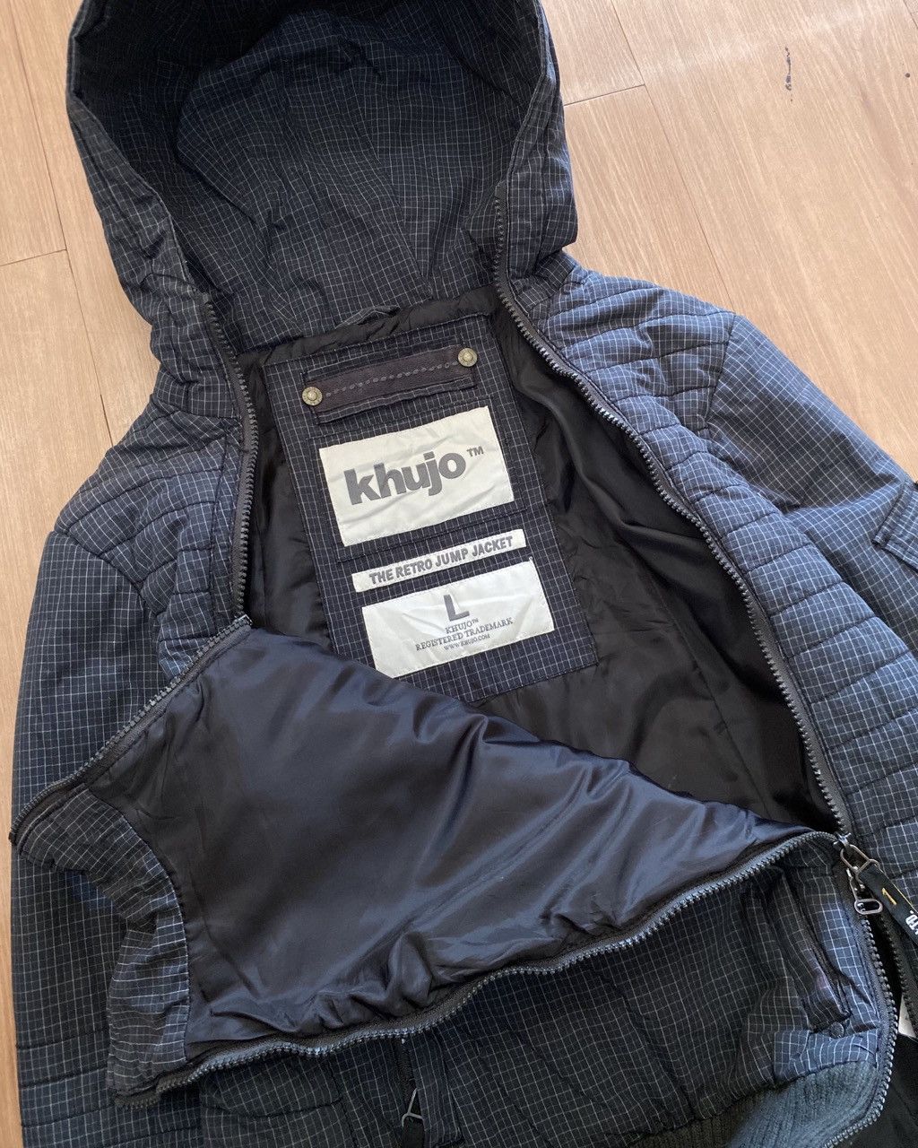 Japanese Brand KHUJO JAPAN 2WAY ASSYMMETRICALZIP UP JACKET Size US L / EU 52-54 / 3 - 4 Thumbnail