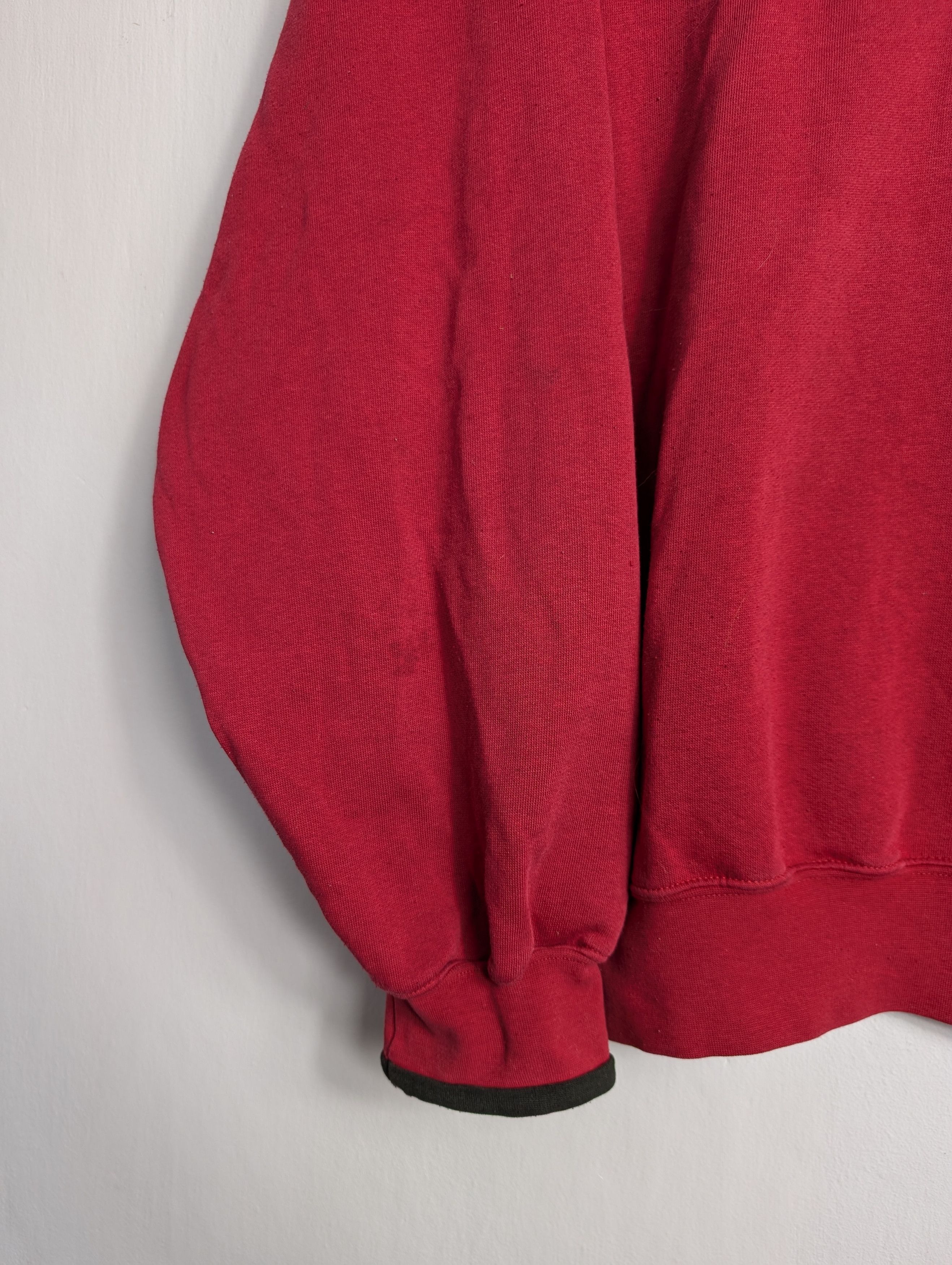 Nike Vintage Nike 1/4 Zip Red Oversize Boxy Streetwear Y2K Retro Size US XXL / EU 58 / 5 - 7 Thumbnail