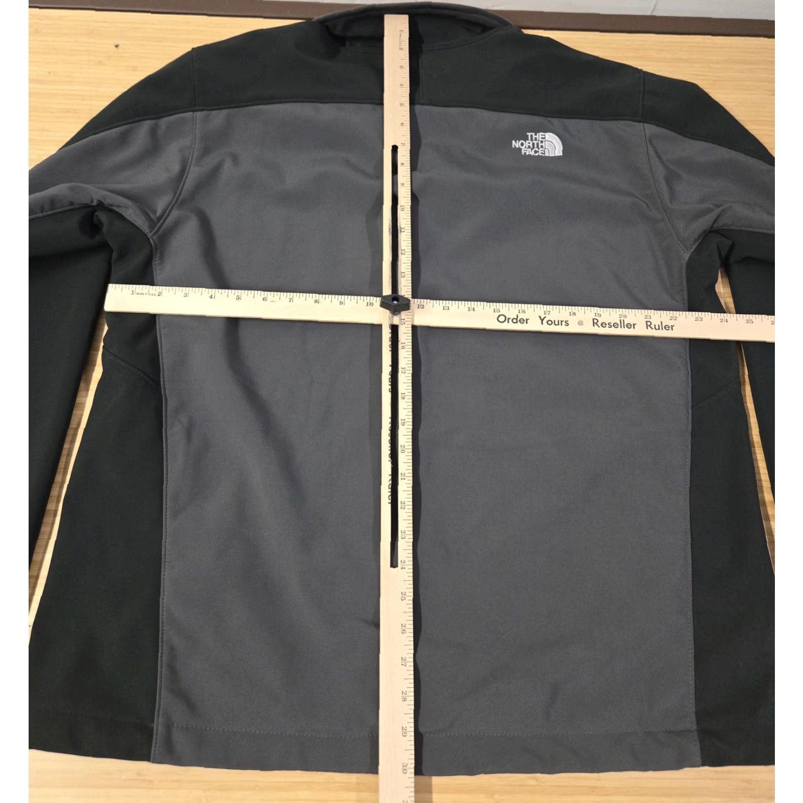 The North Face The North Face Jacket Mens XL Gray Black Softshell Full Zip Fleece Lined Outdoors Size US XL / EU 56 / 4 - 6 Thumbnail