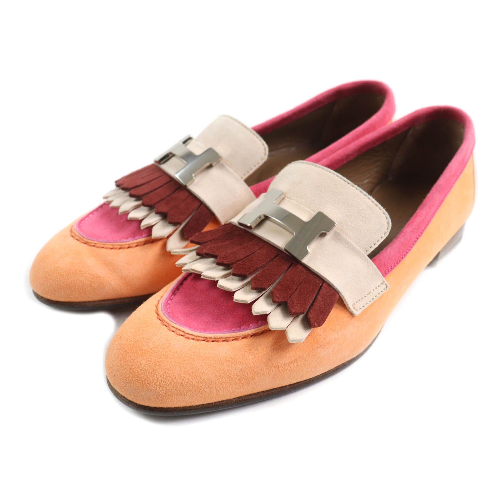Hermes Hermes Hermes Royal HMetal tassel Suede Loafers Suede Shoes DUTY FREE for USA Size ONE SIZE - 1 Thumbnail