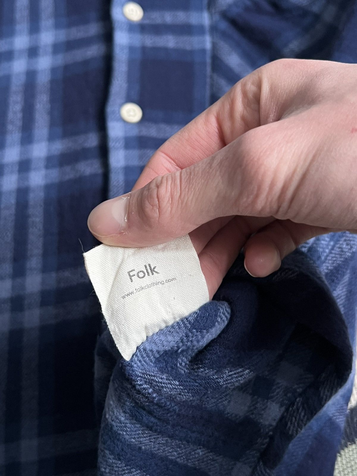 Folk Folk Flannel Shirt Size US M / EU 48-50 / 2 - 10 Thumbnail