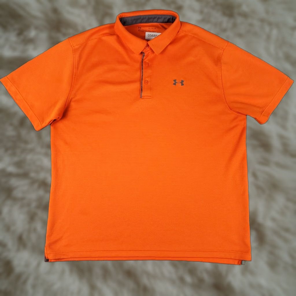 Under Armour Under Armour Polo Shirt Mens XL Orange Golf Casual Short Sleeve Polo Shirt Mens XL Orange Golf Casual Short Sleeve Size US XL / EU 56 / 4 - 1 Thumbnail