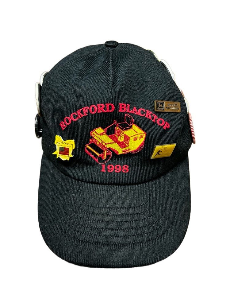 Vintage Vintage Rockford Blacktop 1998 - 5 Panel Snapback Hat w Pins Size ONE SIZE - 1 Thumbnail