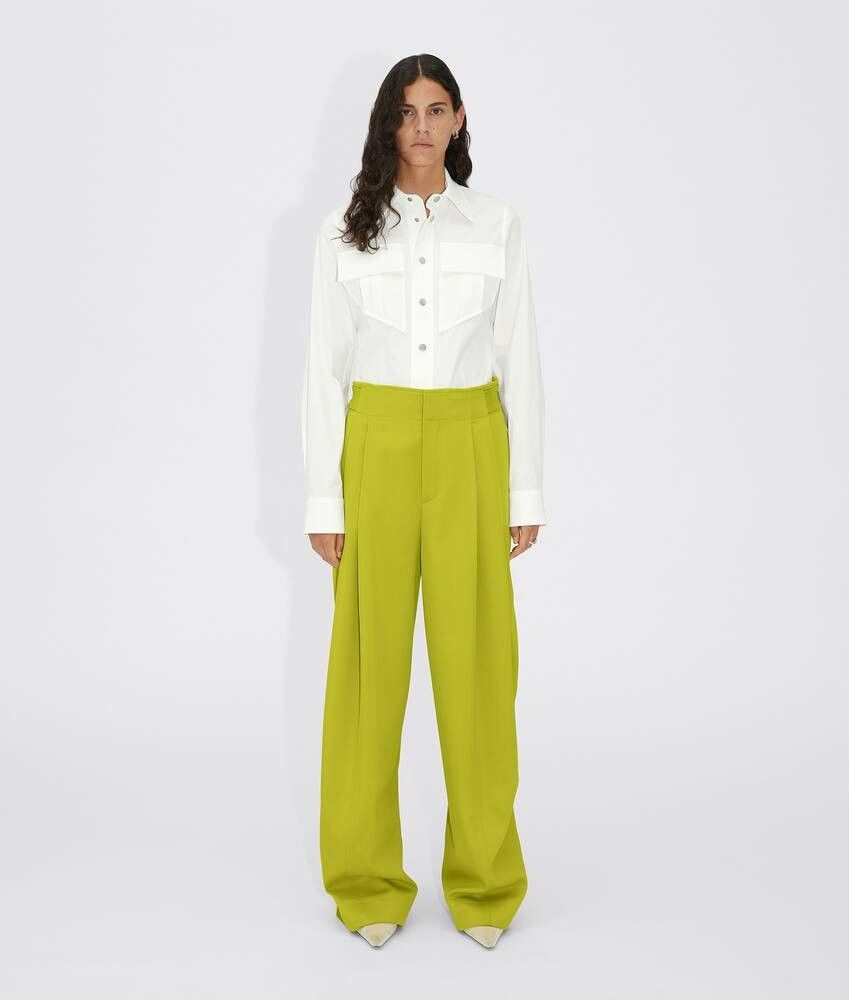 Bottega Veneta o1bcso1str0225 Pant in Kiwi Size 27" / US 4 / IT 40 - 1 Thumbnail
