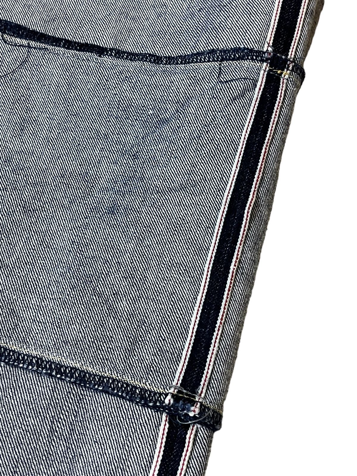 Hysteric Glamour HYSTERIC GLAMOUR (SAMPLE)STUDDED POCKET SELVEDGE DENIM JEAN Size US 32 / EU 48 - 21 Thumbnail