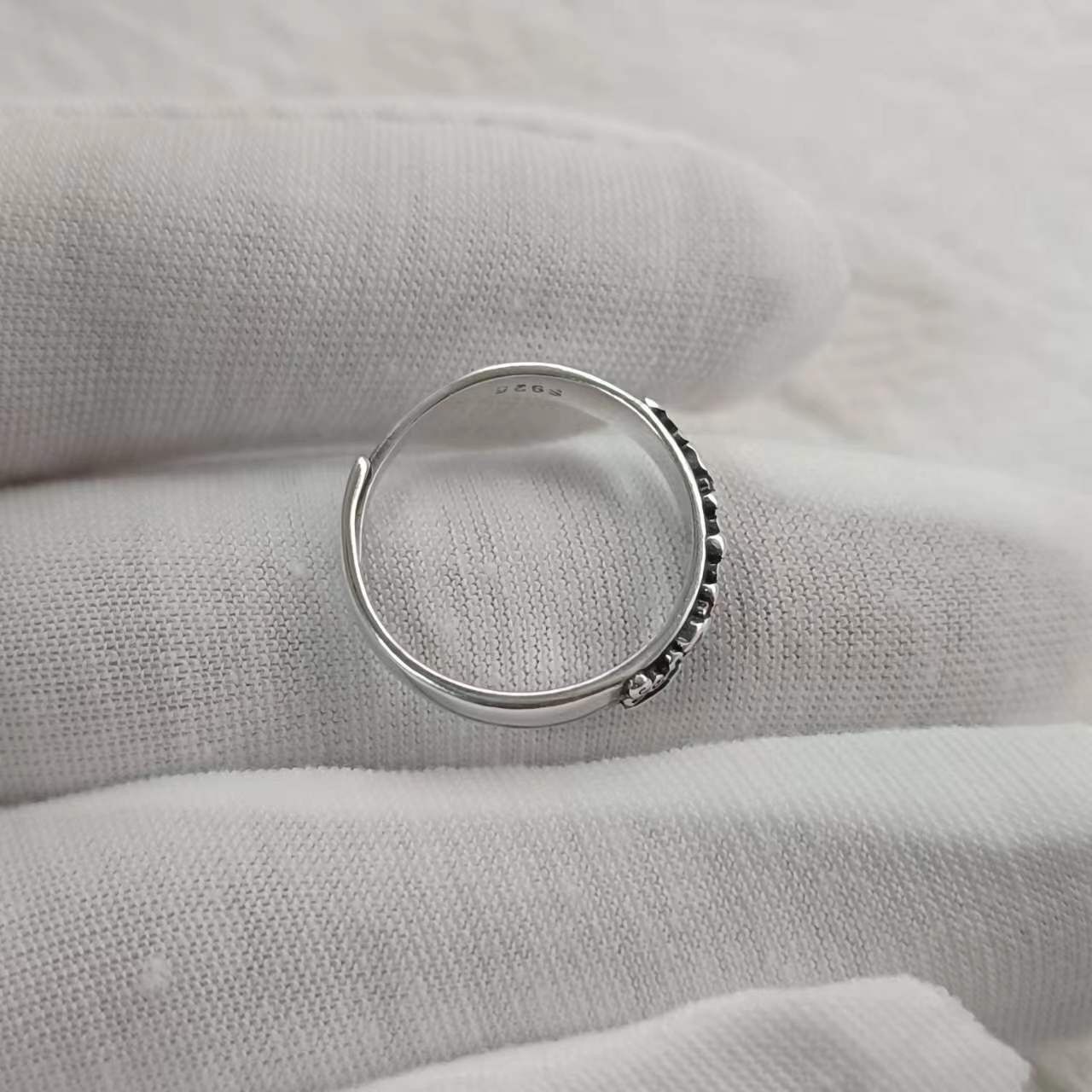 Jewelry Crazy Jewelry Rings Open Size Chrome Ring (Size 7-13) Size ONE SIZE - 4 Thumbnail