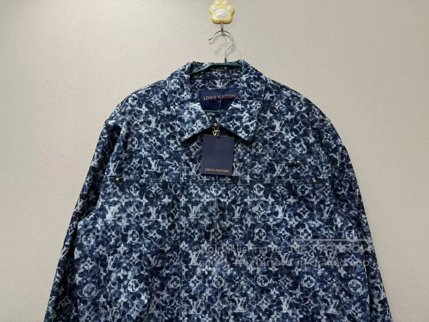 Louis Vuitton Louis Vuitton Blue Washed Full Logo Denim Jacket| Size US L / EU 52-54 / 3 - 2 Thumbnail