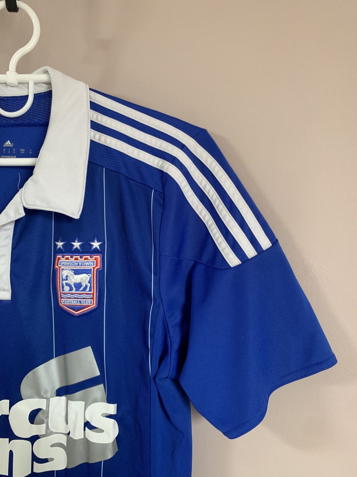 Adidas Ipswich Town 2015 Home Football Shirt Adidas Soccer Jersey S Size US S / EU 44-46 / 1 - 4 Thumbnail
