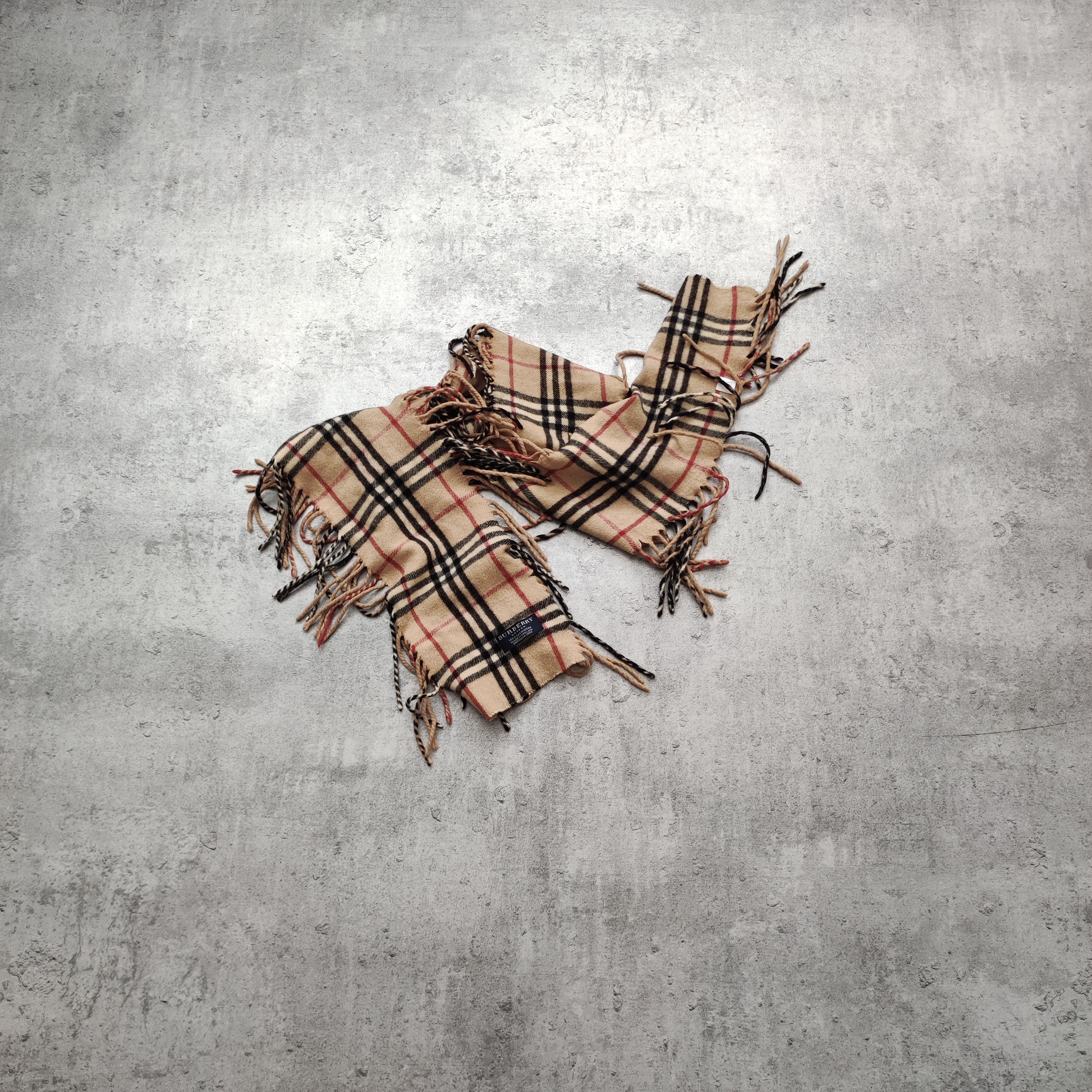 Burberry RARE Vintage 90s Burberrys London Checkered Nova Scarve Size ONE SIZE - 1 Thumbnail