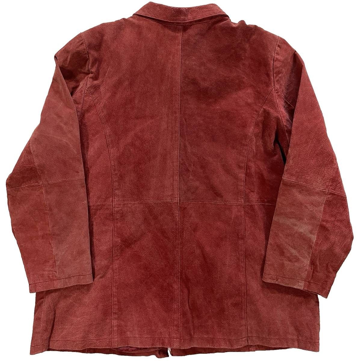 Other Hypo Active Suede Leather Jacket Womens 2X Button Front Size XXL / US 16-18 / IT 52-54 - 2 Thumbnail