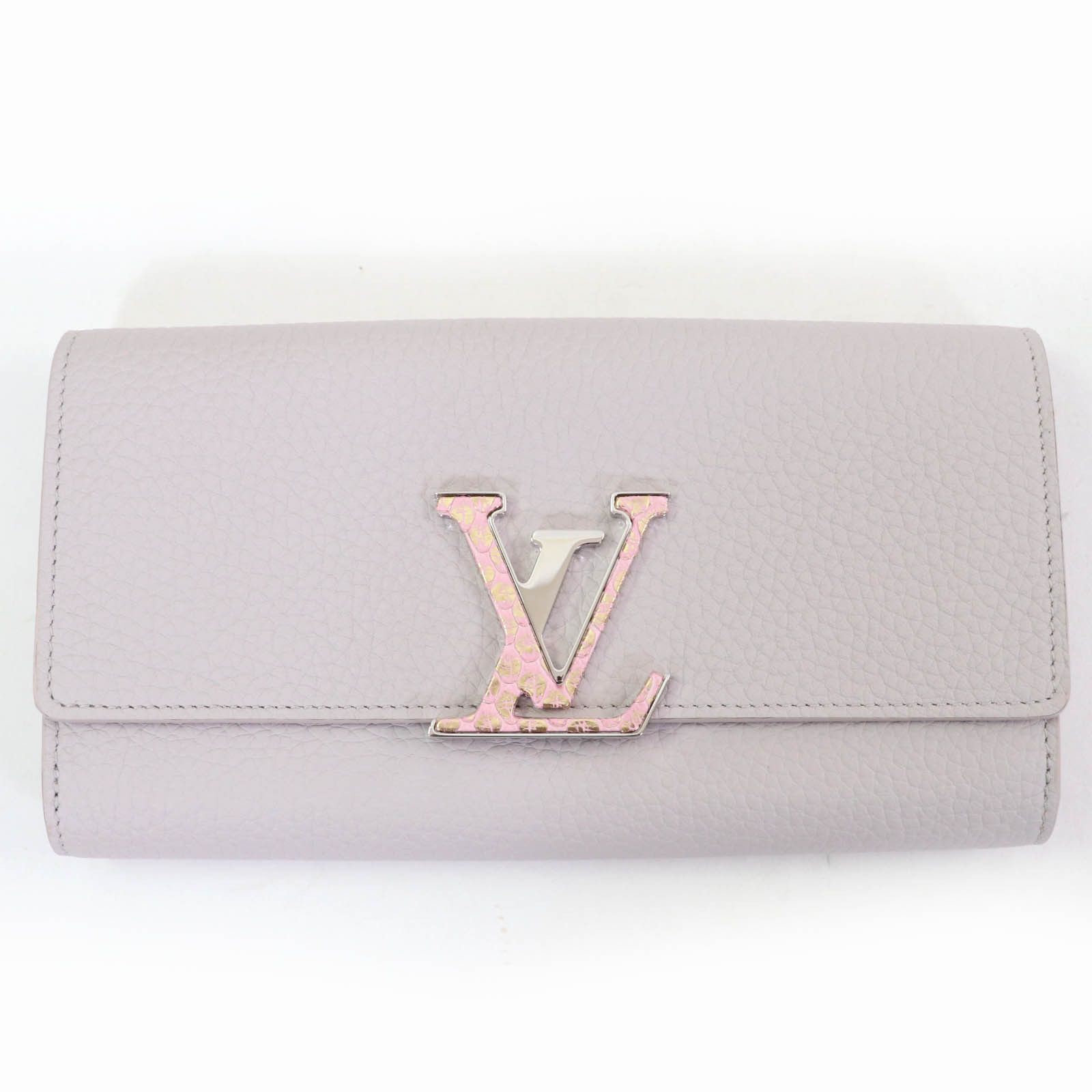 Louis Vuitton Louis Vuitton Louis Vuitton Portefeuille Capucines LV Python Leather Wallet Leather Long Wallet N87625 DUTY FREE for USA Size ONE SIZE - 1 Thumbnail