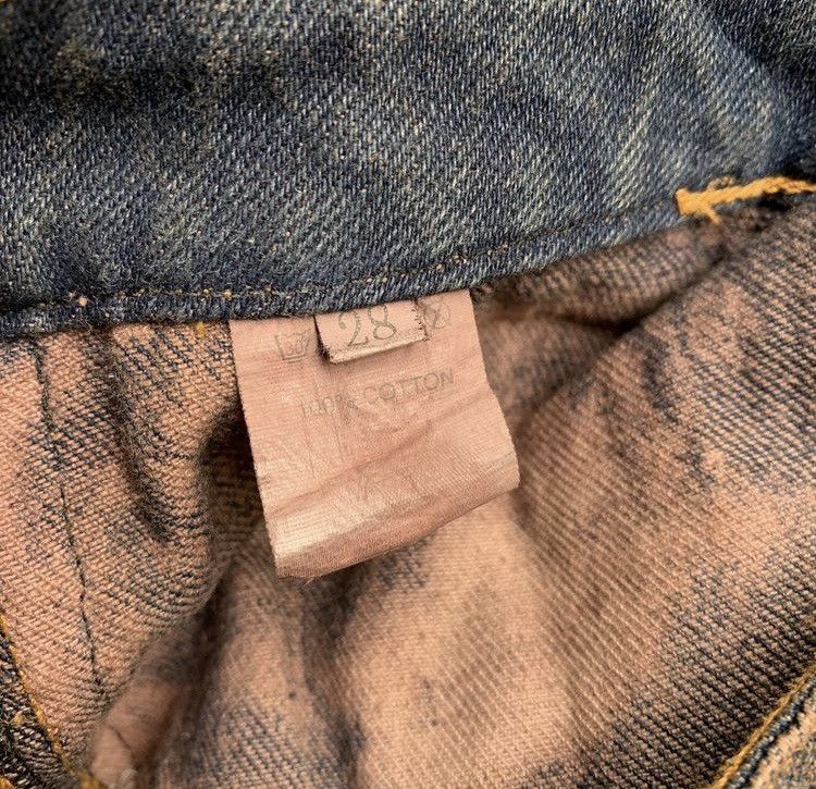 Japanese Brand Flared Ripped Jeans Size 28" / US 6 / IT 42 - 8 Thumbnail