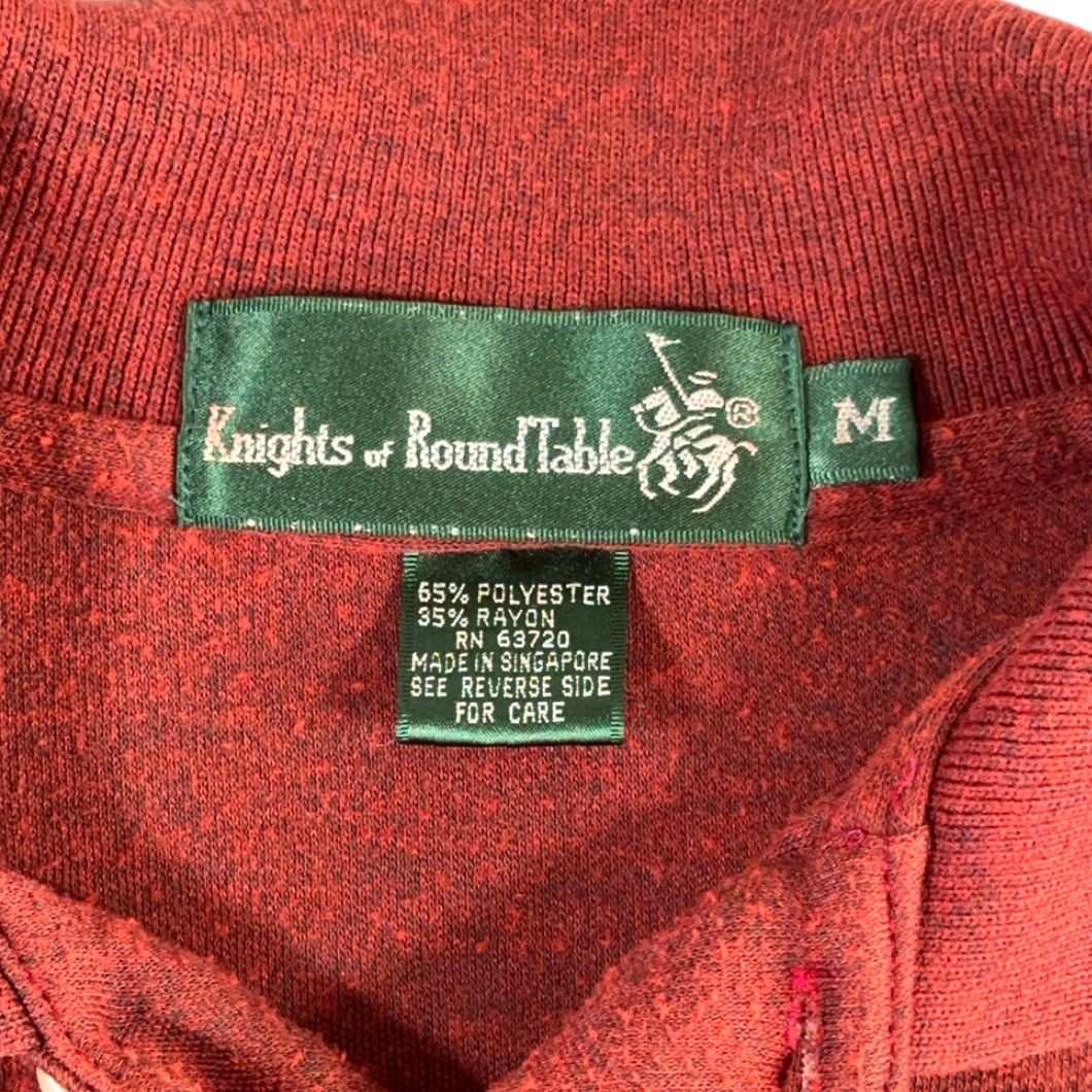 Vintage VINTAGE Knights Of Round Table Polo Shirt Adult SMALL Red Crest 90s Preppy Size US S / EU 44-46 / 1 - 5 Thumbnail