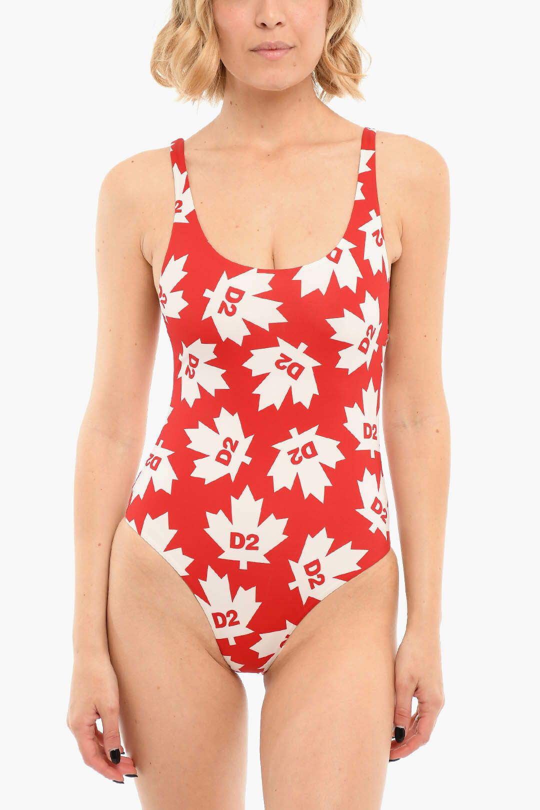 image of Dsquared2 Og1Mm0124 Swimsuit In Red, Women's (Size 26)