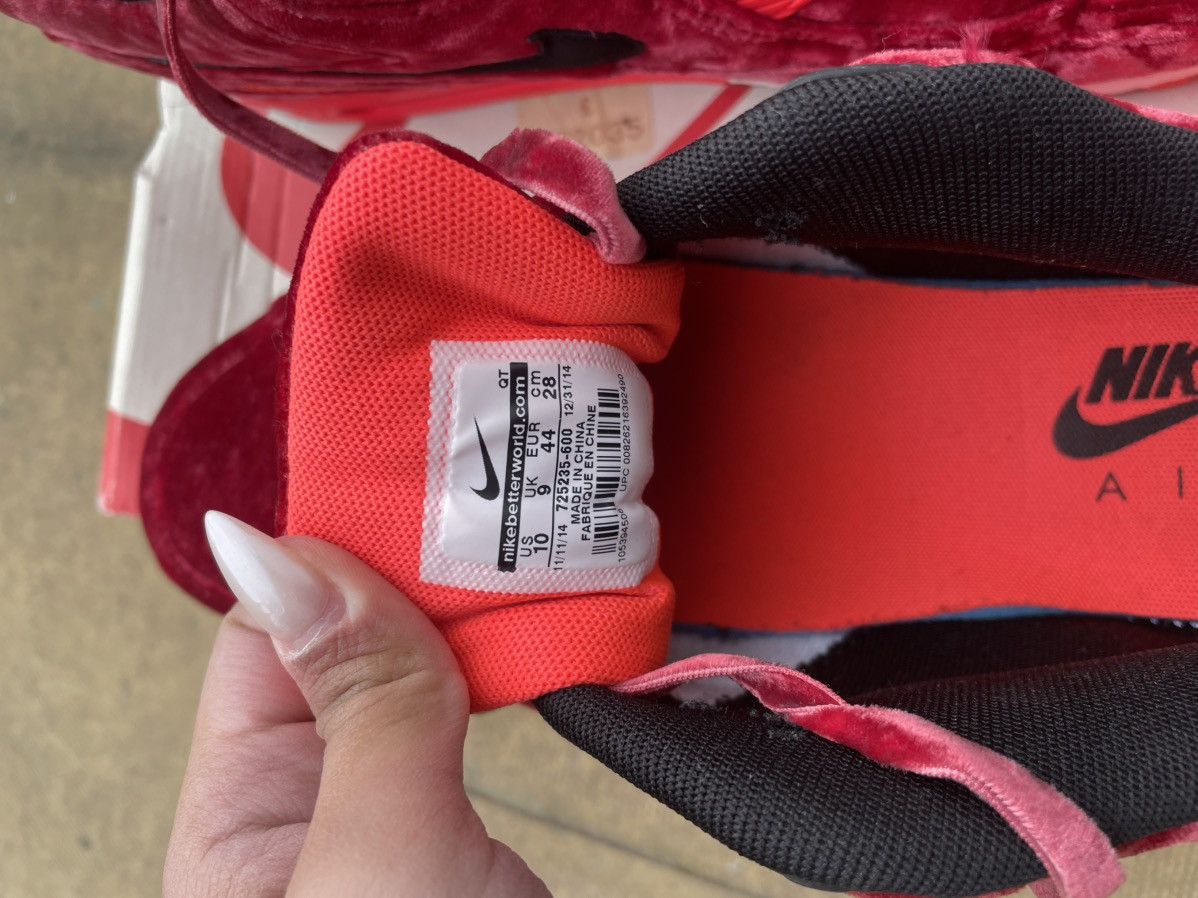 Nike × Vintage Nike air max 90 25th anniversary red Velvet limited ed uk 9 Size US 9 / EU 42 - 15 Thumbnail