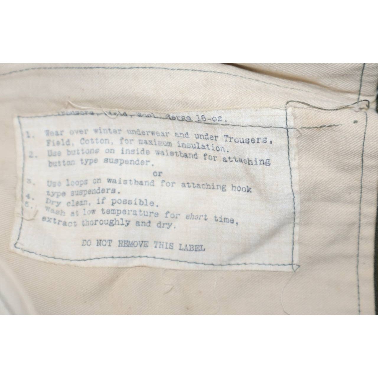 Vintage Vintage US Army Field Trousers Olive Green Size 34x28 Size US 34 / EU 50 - 3 Thumbnail