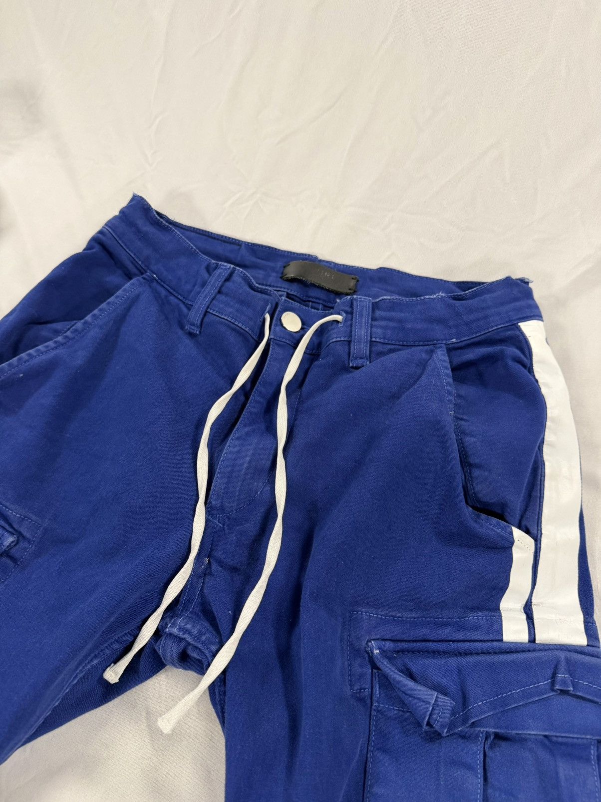 Amiri AMIRI Stack Track Skinny Fit Stretch Cotton Pants Size 28 Size US 28 / EU 44 - 3 Thumbnail