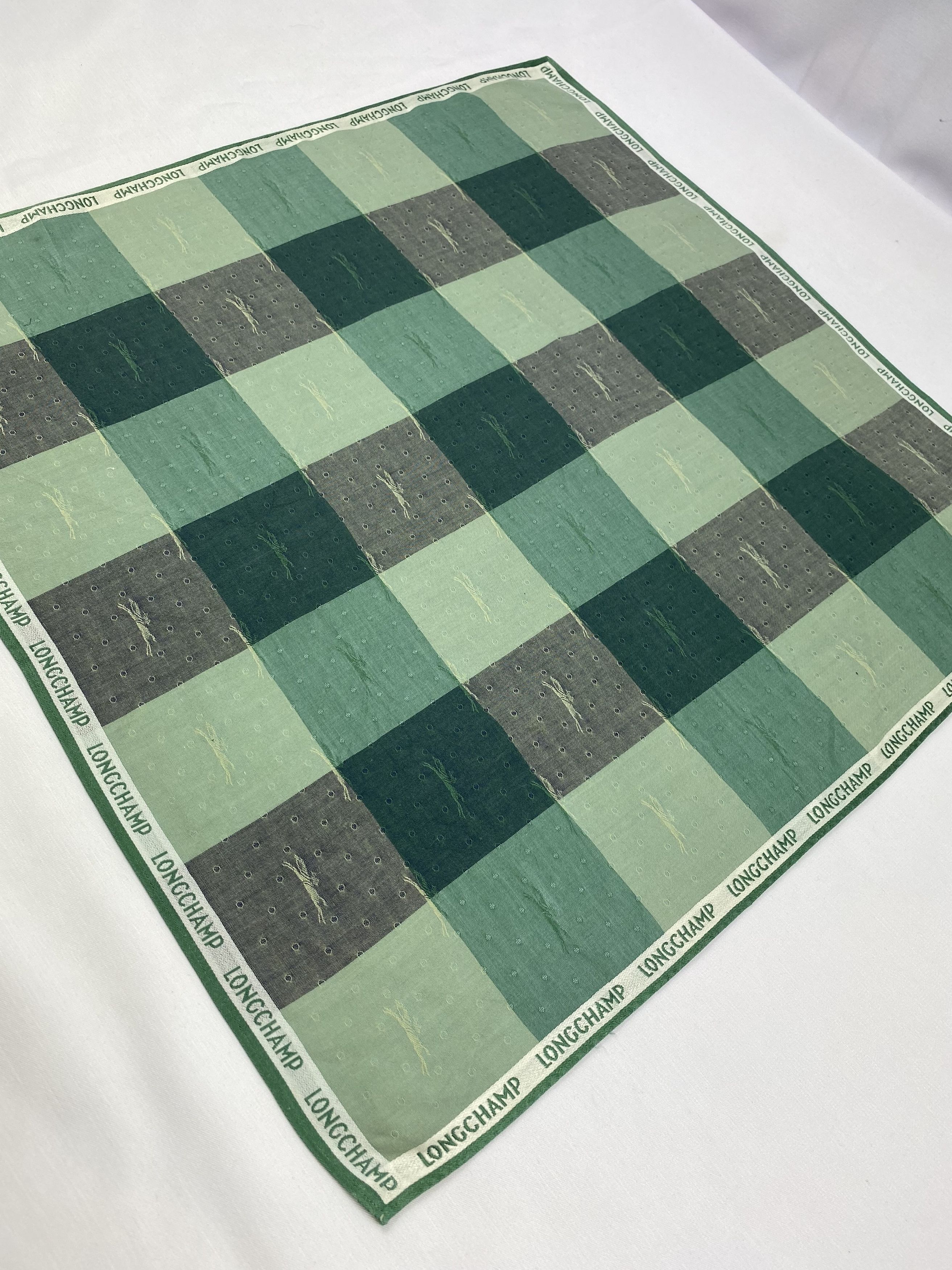 Longchamp × Vintage Longchamp Handkerchief / Bandana / Neckerchief Size ONE SIZE - 4 Thumbnail