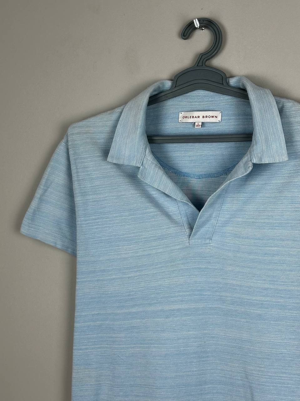 Orlebar Brown Orlebar Brown Blue Luxury Camp Collar Polo T Shirt Size US L / EU 52-54 / 3 - 1 Thumbnail
