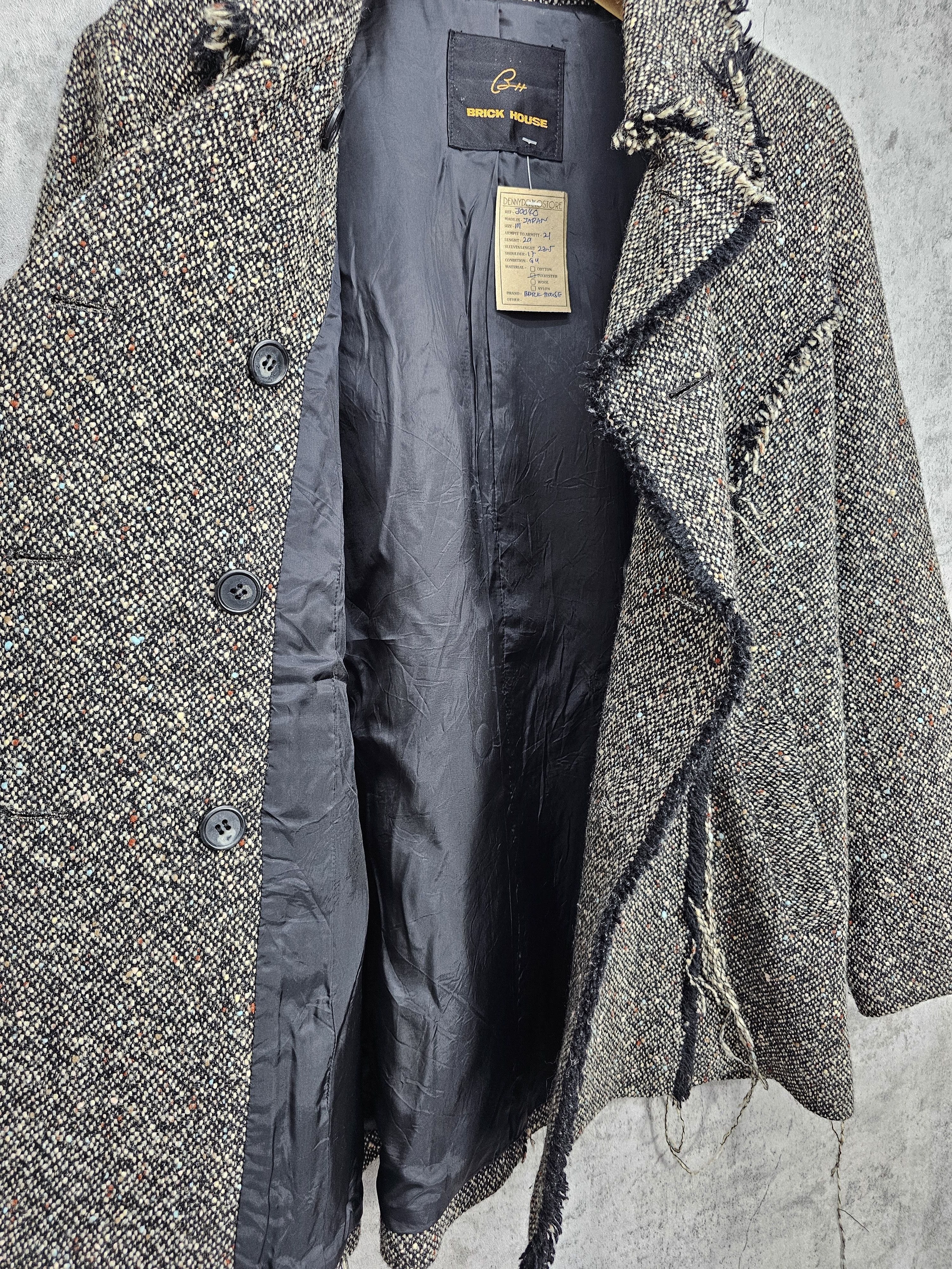 Other BRICK HOUSE Sackcloth Woven Style Coat Jacket J0040 Size US M / EU 48-50 / 2 - 11 Thumbnail