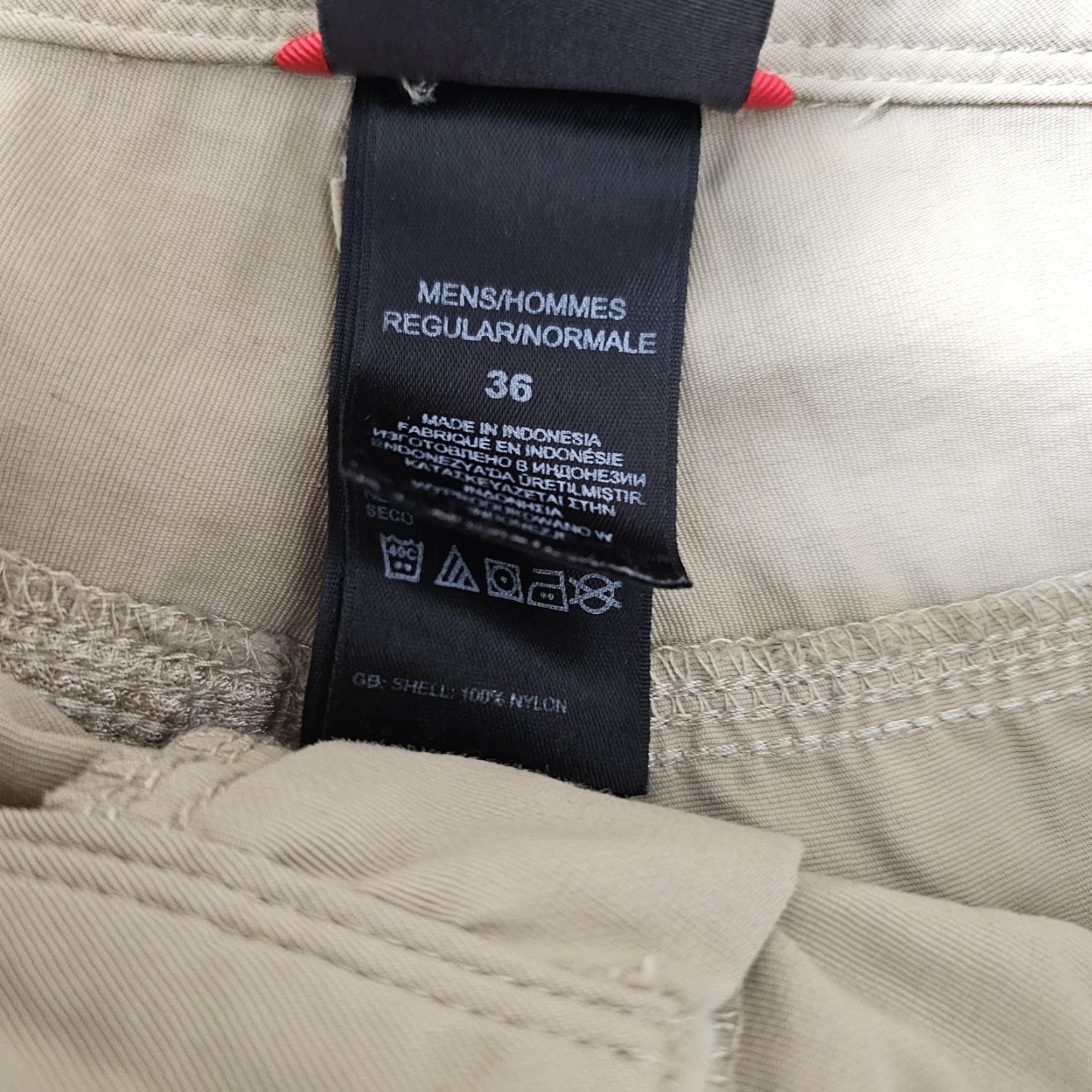 The North Face The North Face Shorts Mens 36 Khaki Nylon Cargo Pockets Hiking Outdoor Size US 36 / EU 52 - 4 Thumbnail