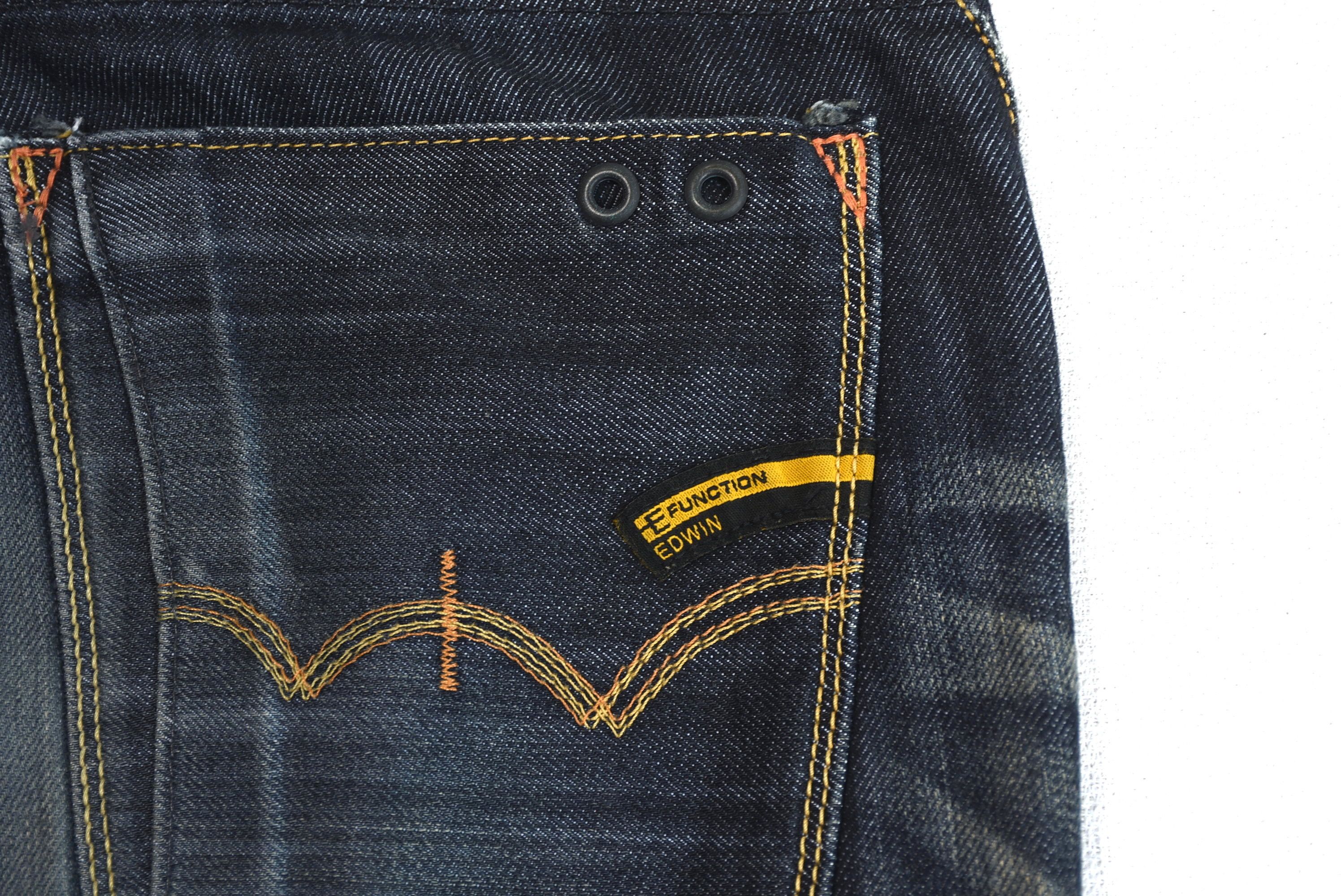 Edwin × Hysteric Glamour × Japanese Brand Edwin Distressed three-dimensional cut denim pants Size US 30 / EU 46 - 11 Thumbnail
