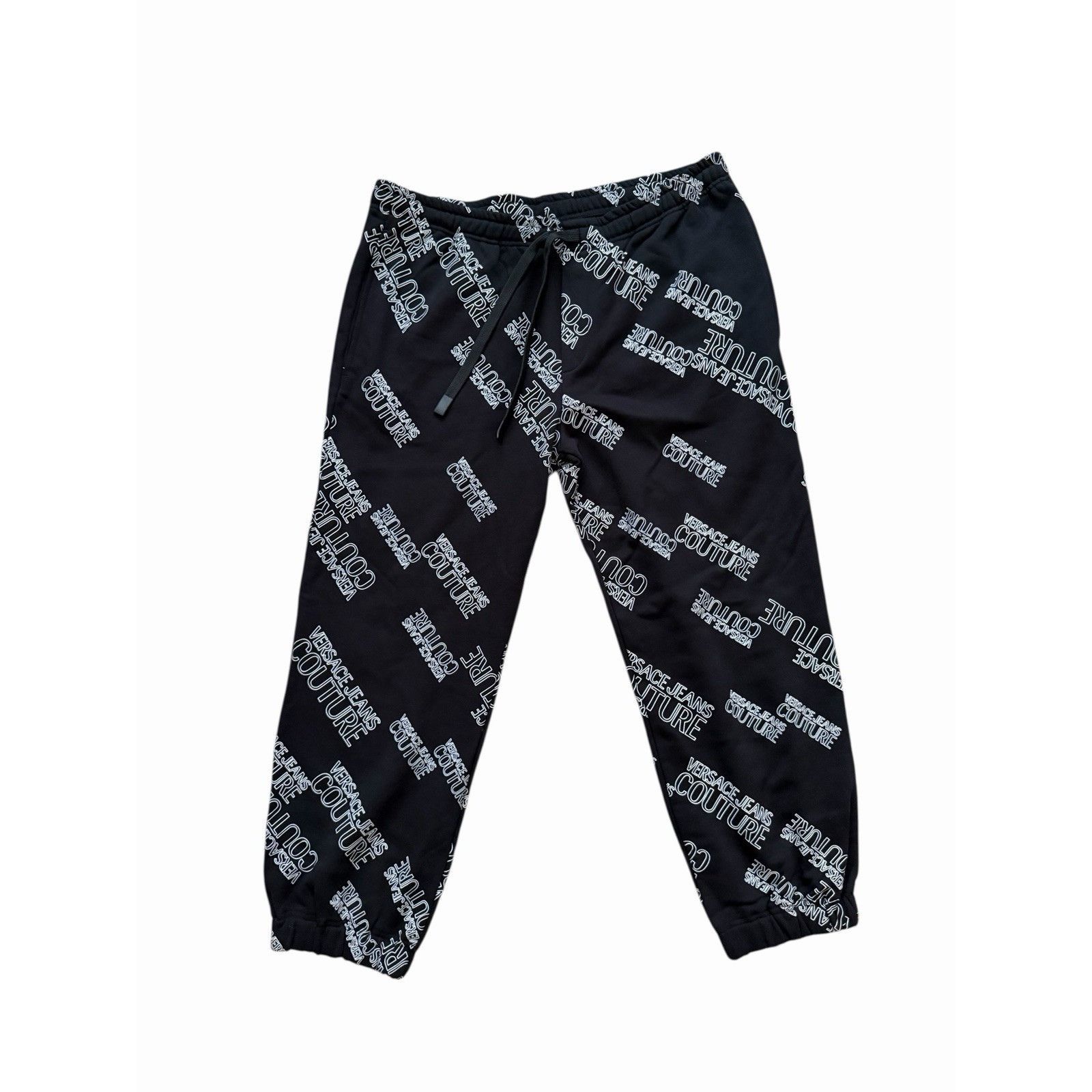 Versace Jeans Couture Versace Couture Mens Jeans Logo Sweatpants $525 Size XL Size US 36 / EU 52 - 1 Thumbnail