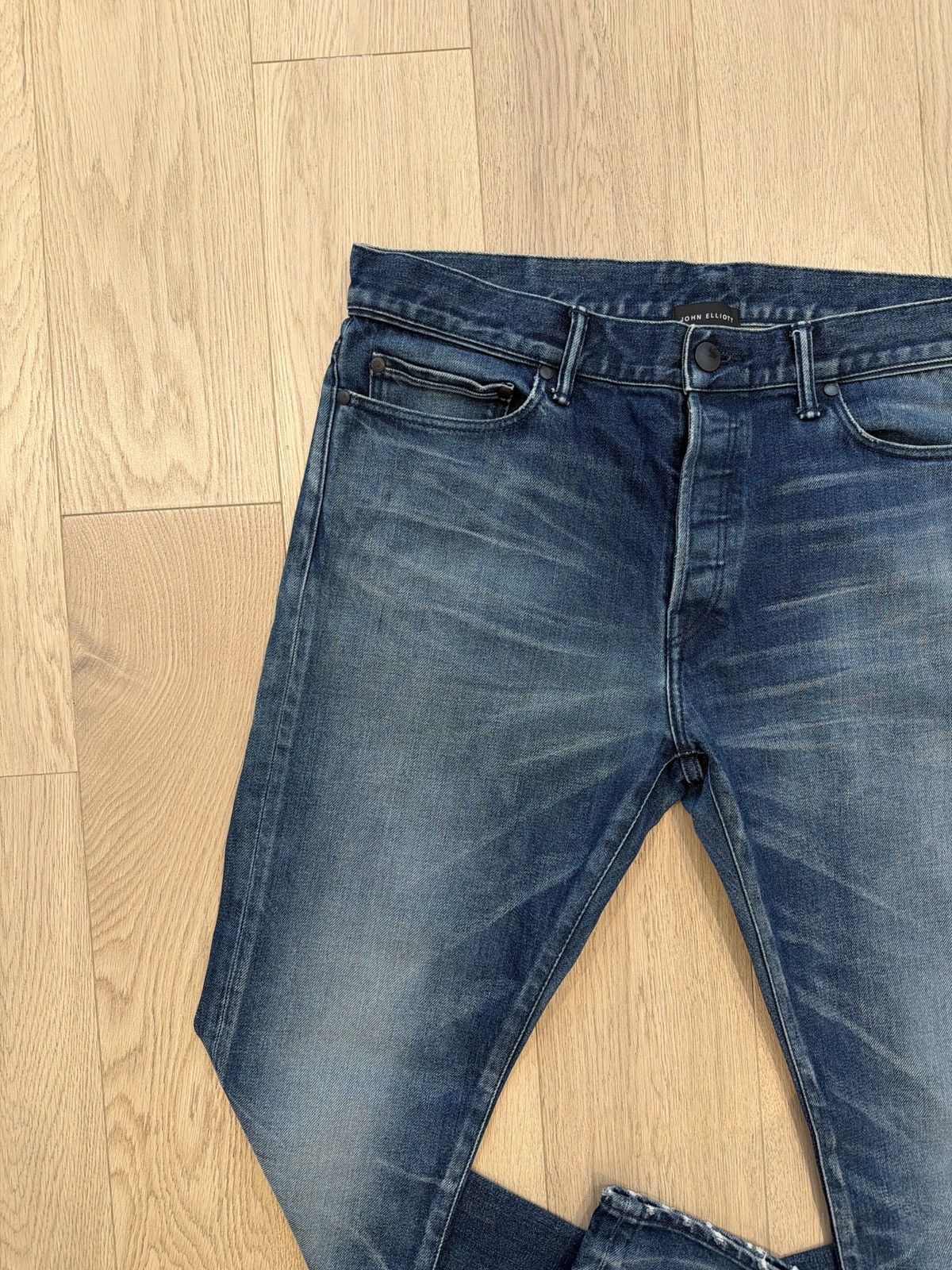 John Elliott Cast Denim Size US 33 - 4 Thumbnail