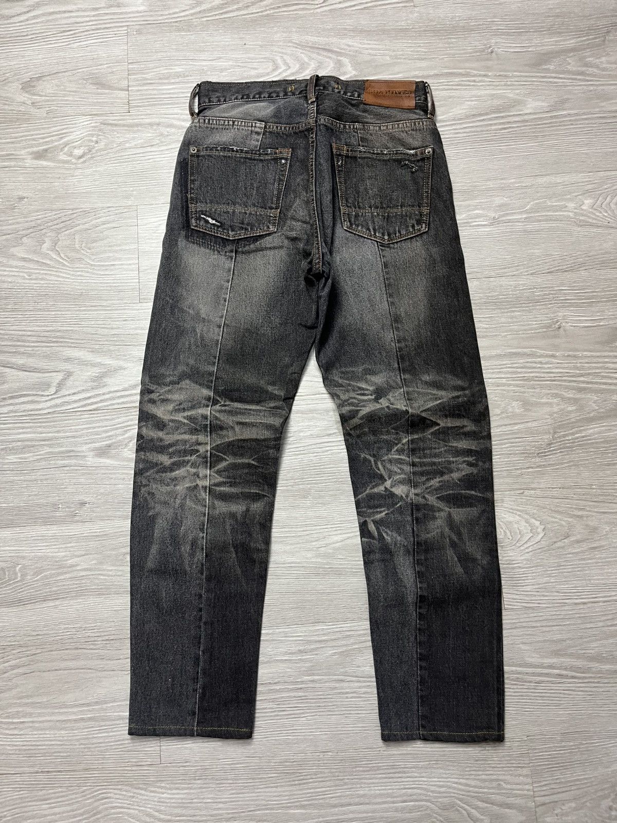 GOA GOA Nimes Selvedge Redline Faded Denim Pants Size US 29 - 2 Thumbnail