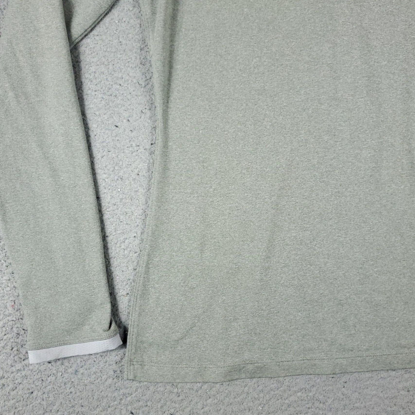 Nike Nike Sweater Women Medium Gray Dri-Fit 1/4 Zip Up Pullover Sweatshirt Size M / US 6-8 / IT 42-44 - 3 Thumbnail