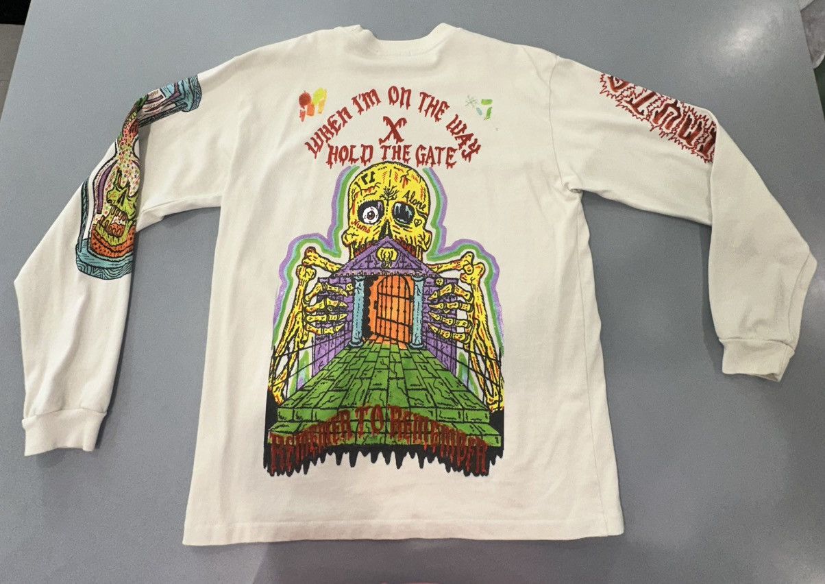 Yeezy FW18 Season 6 XXXTentacion Swallow The Hate Long Sleeve Tee Size US M / EU 48-50 / 2 - 2 Thumbnail