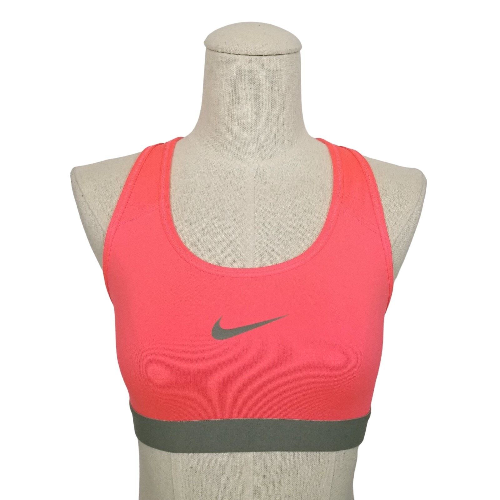 Nike Nike Sports Bra Neon Coral Sz Small Size S / US 4 / IT 40 - 1 Thumbnail