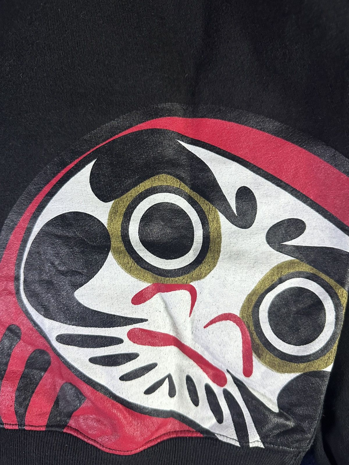 Japanese Brand Daruma Doll Ganthree by Marie Japanese Crewneck Size US M / EU 48-50 / 2 - 2 Thumbnail